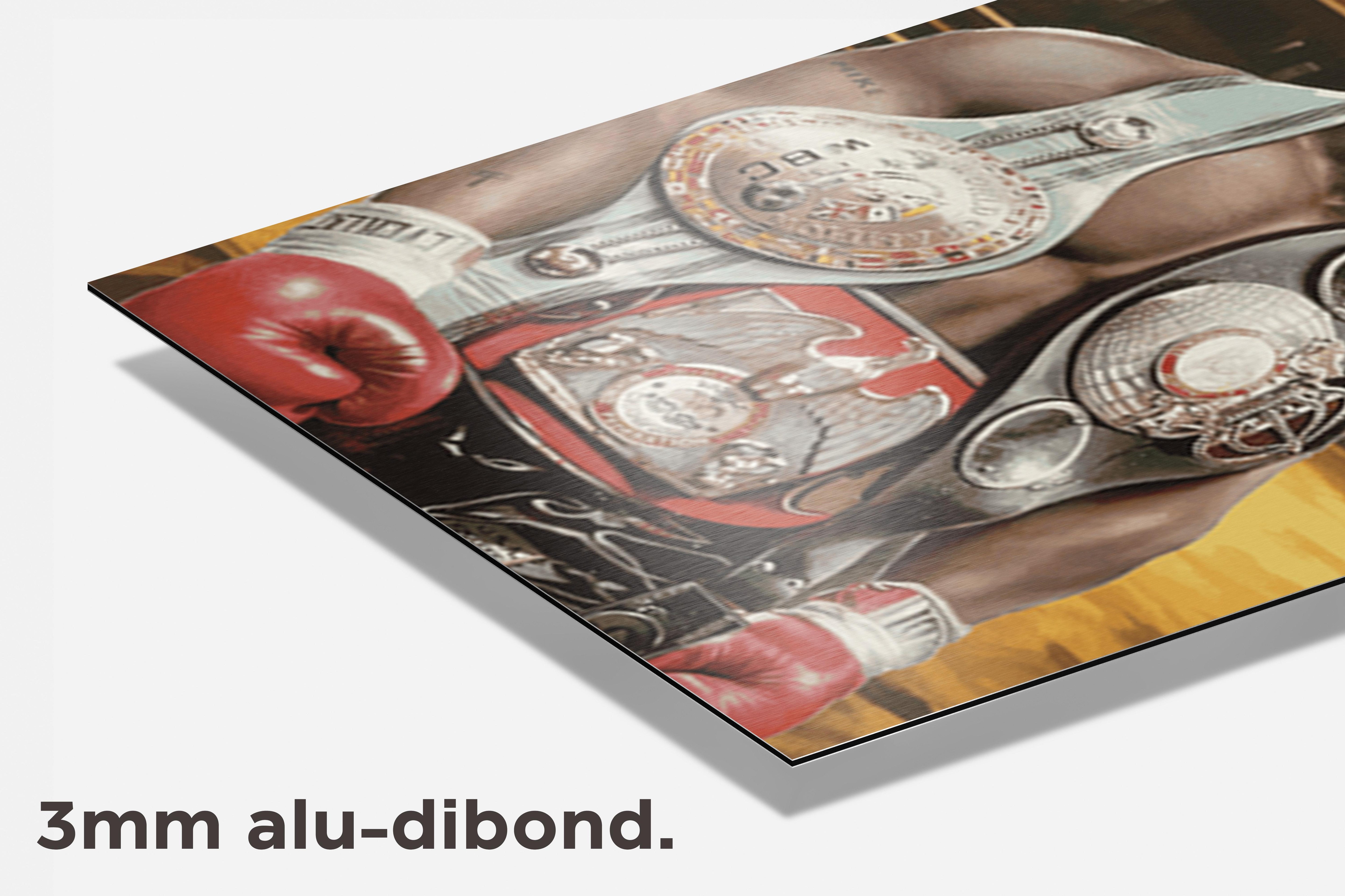 Mike Tyson Poster dibond detail