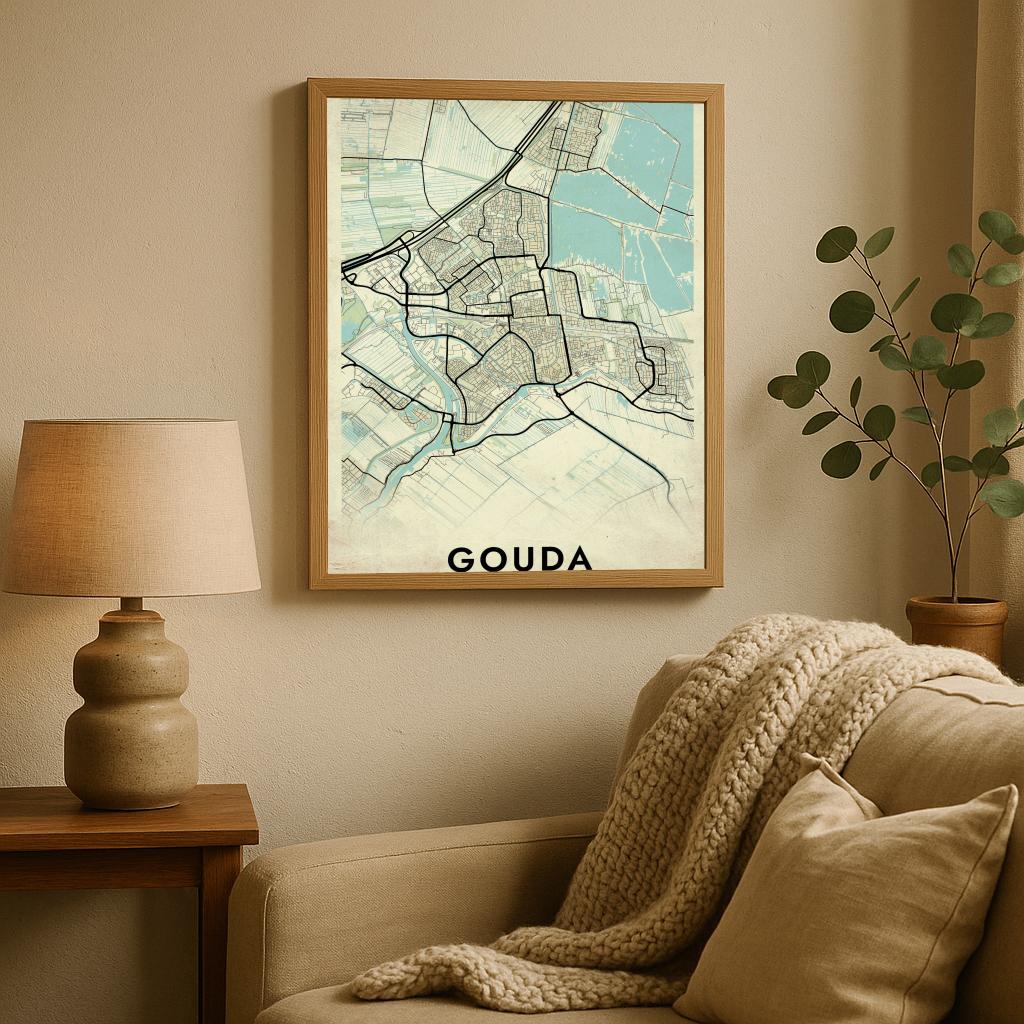 Gouda Vintage poster sfeerbeeld 2