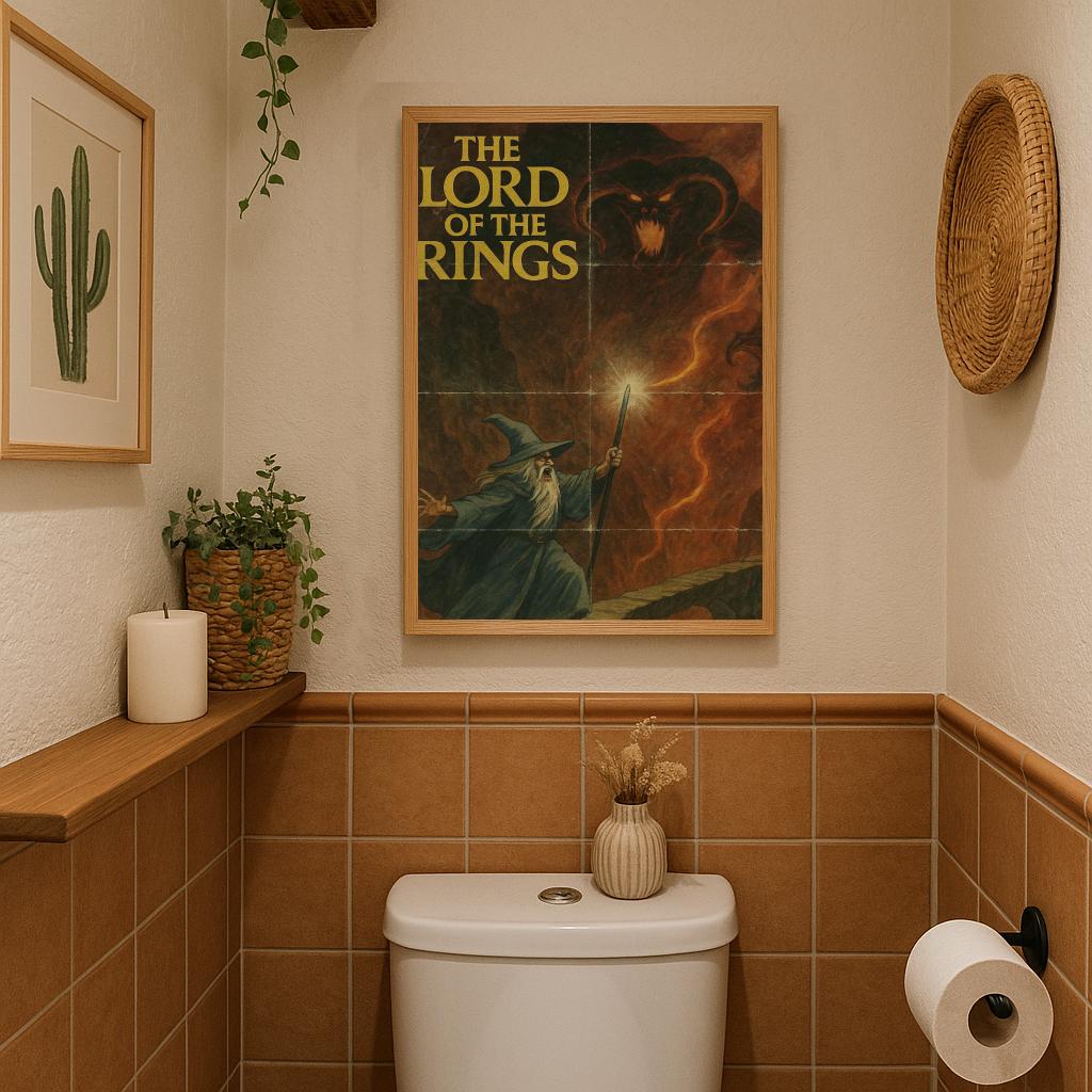 The Lord Of The Rings Art Text poster sfeerbeeld 3
