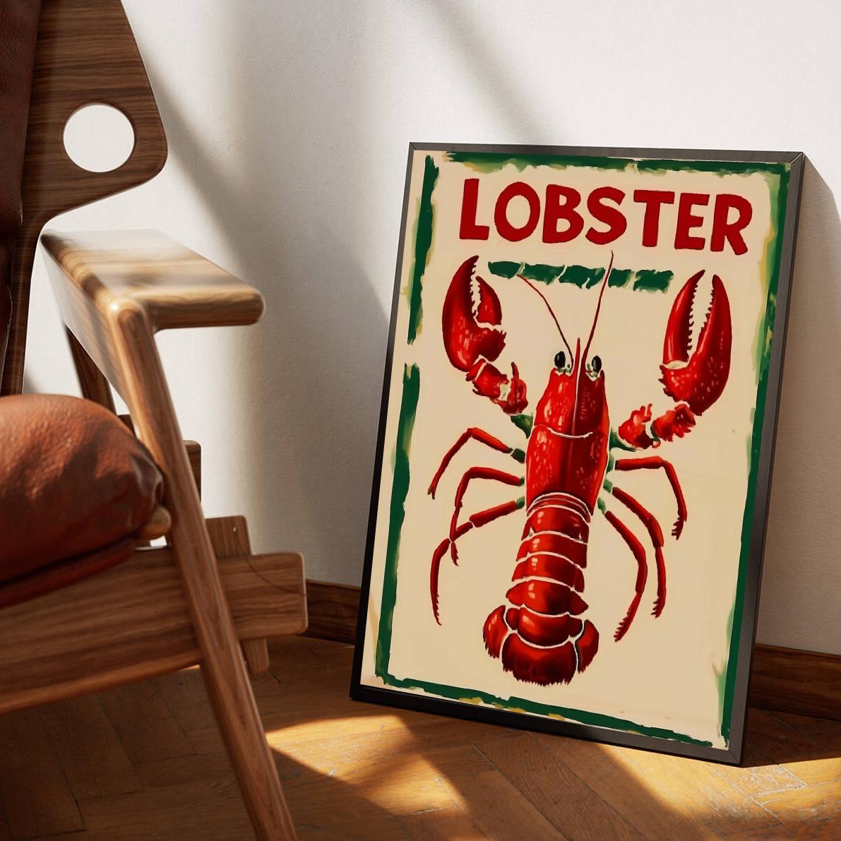 Lobster Text poster sfeerbeeld 1