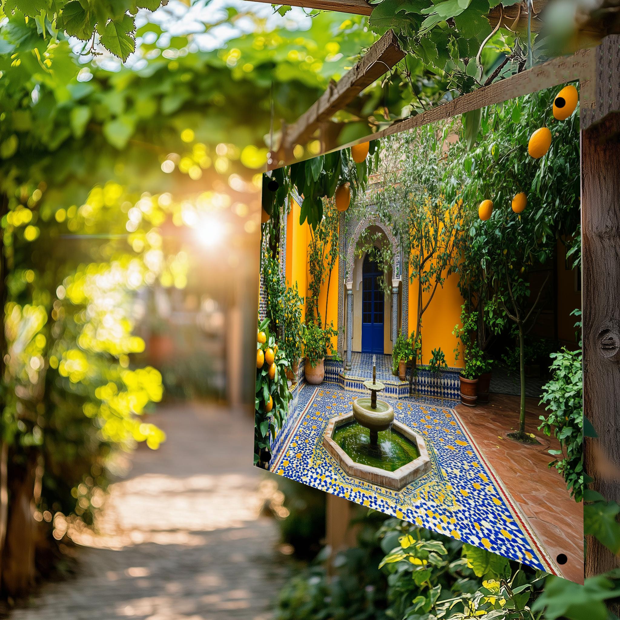 Tuinposter Marokko sfeerbeeld 4