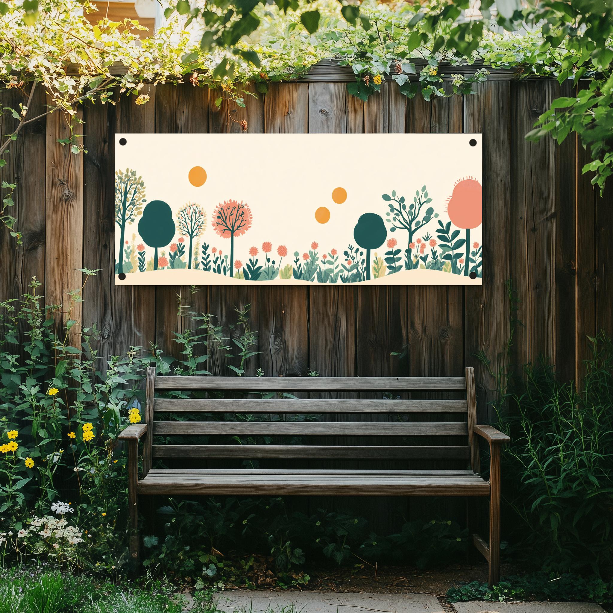 Tuinposter Natuur Pastel sfeerbeeld 1