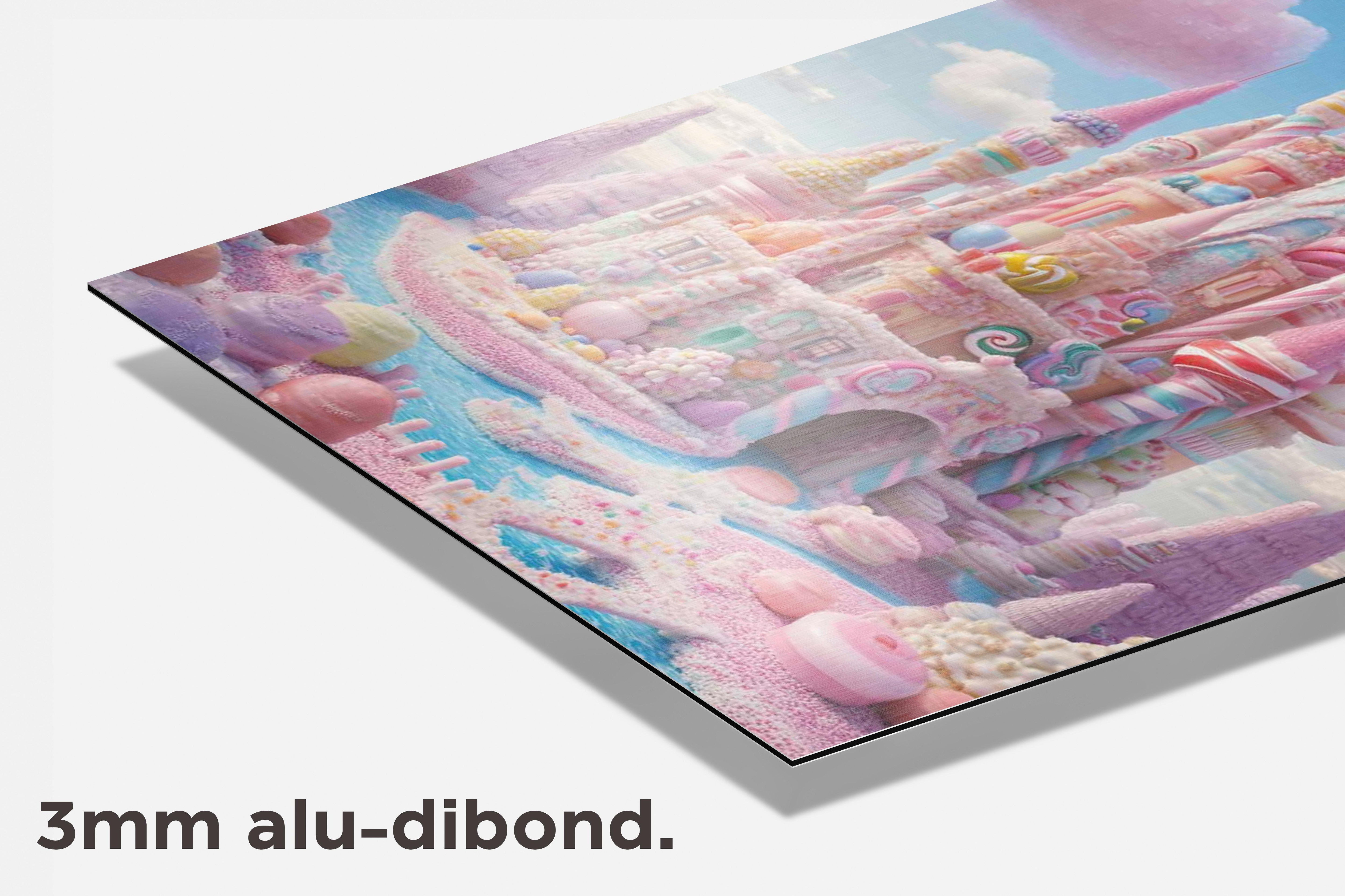 Snoepkasteel dibond detail