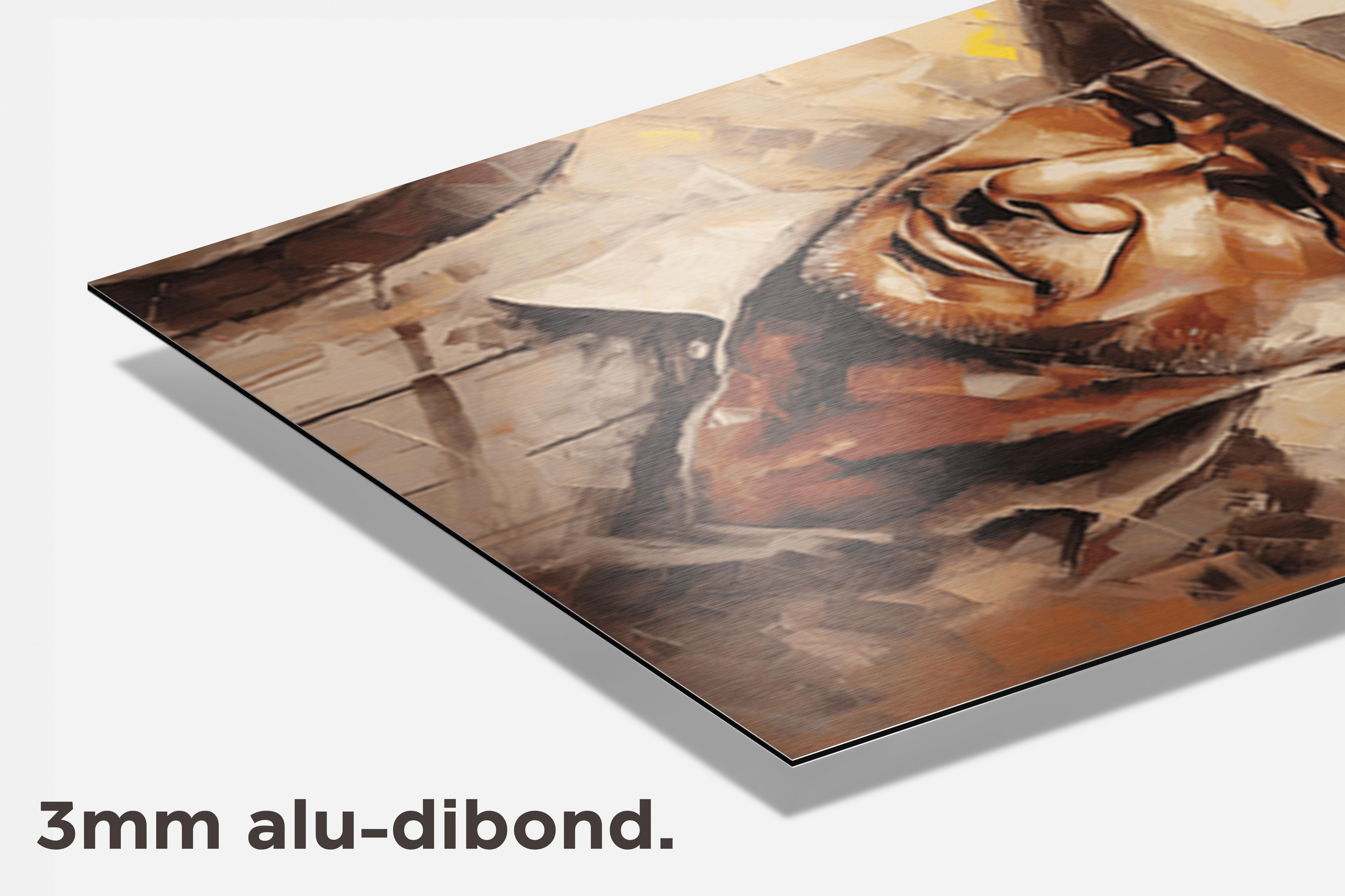 Indiana Jones dibond detail