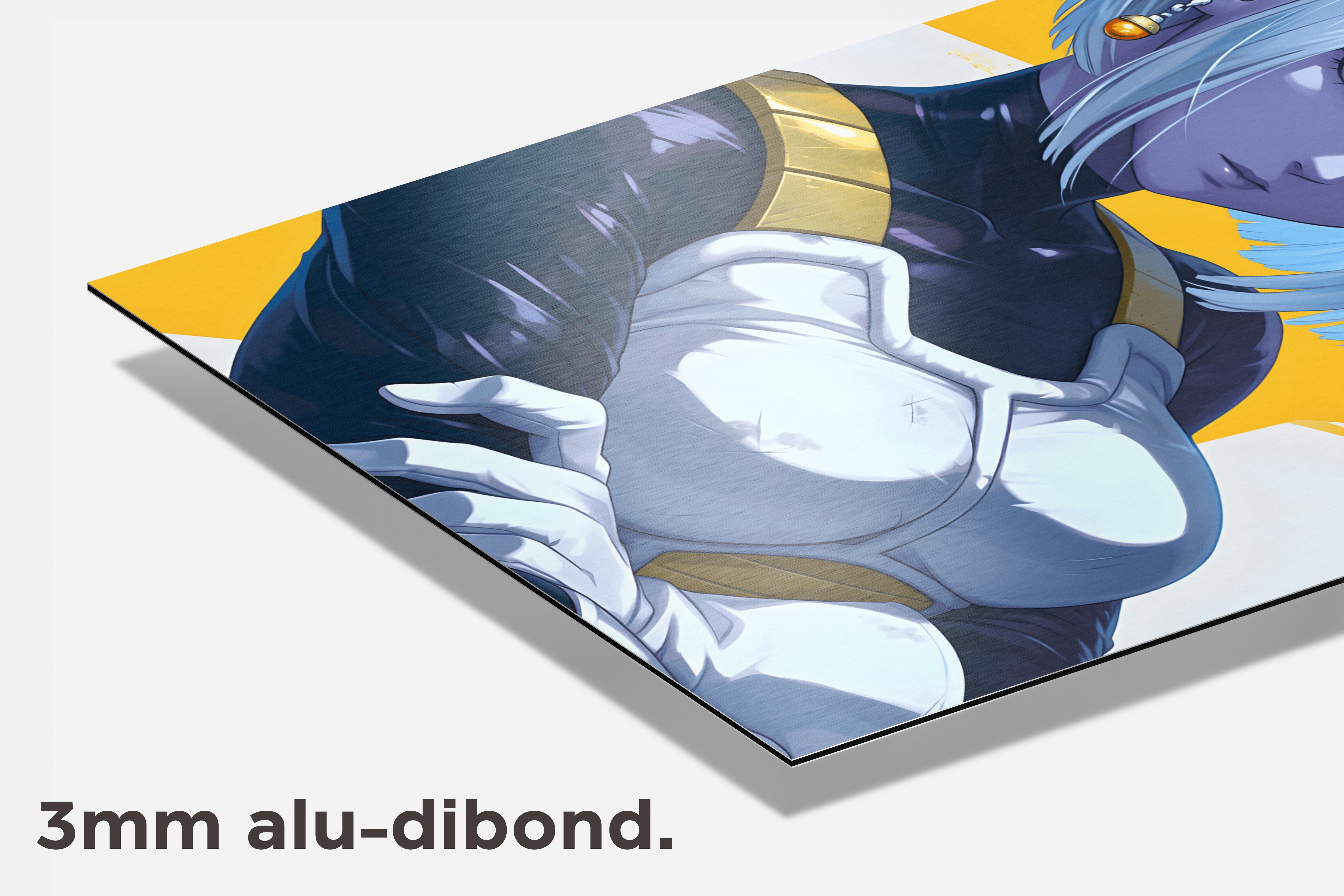 Dragonball Android 18 dibond detail