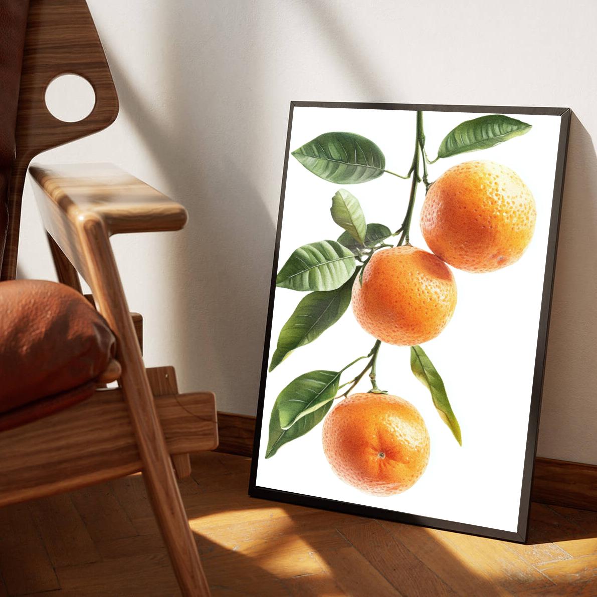 Orange dans un intérieur
