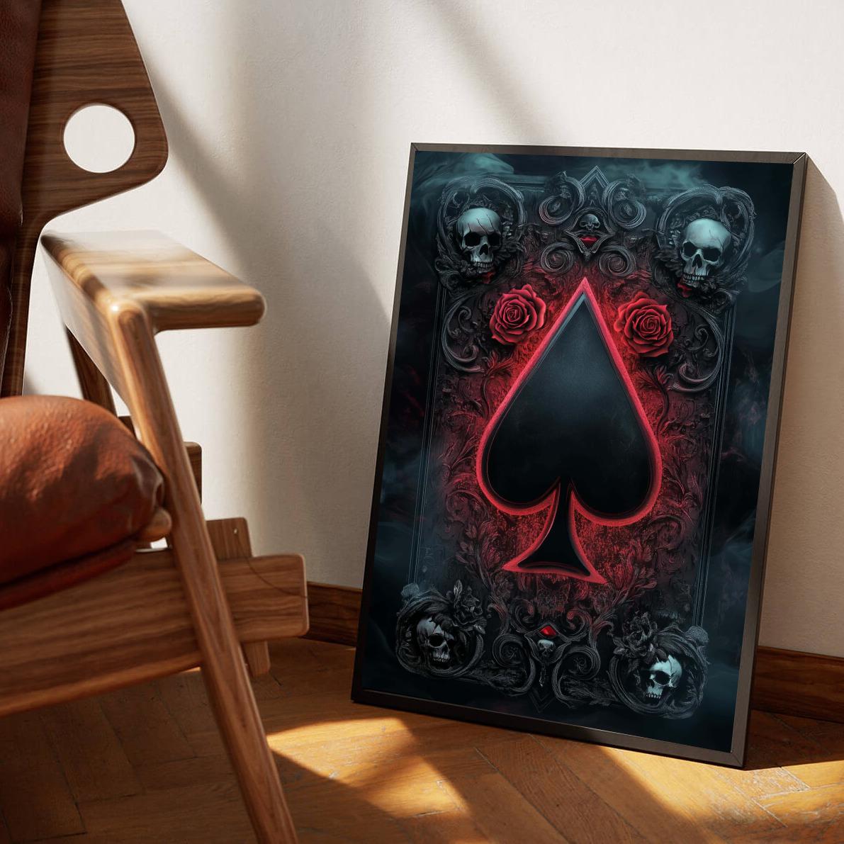 Spade Skull Gothic dans un intérieur