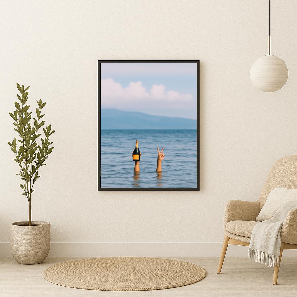 Wine Peace Sea poster sfeerbeeld 2