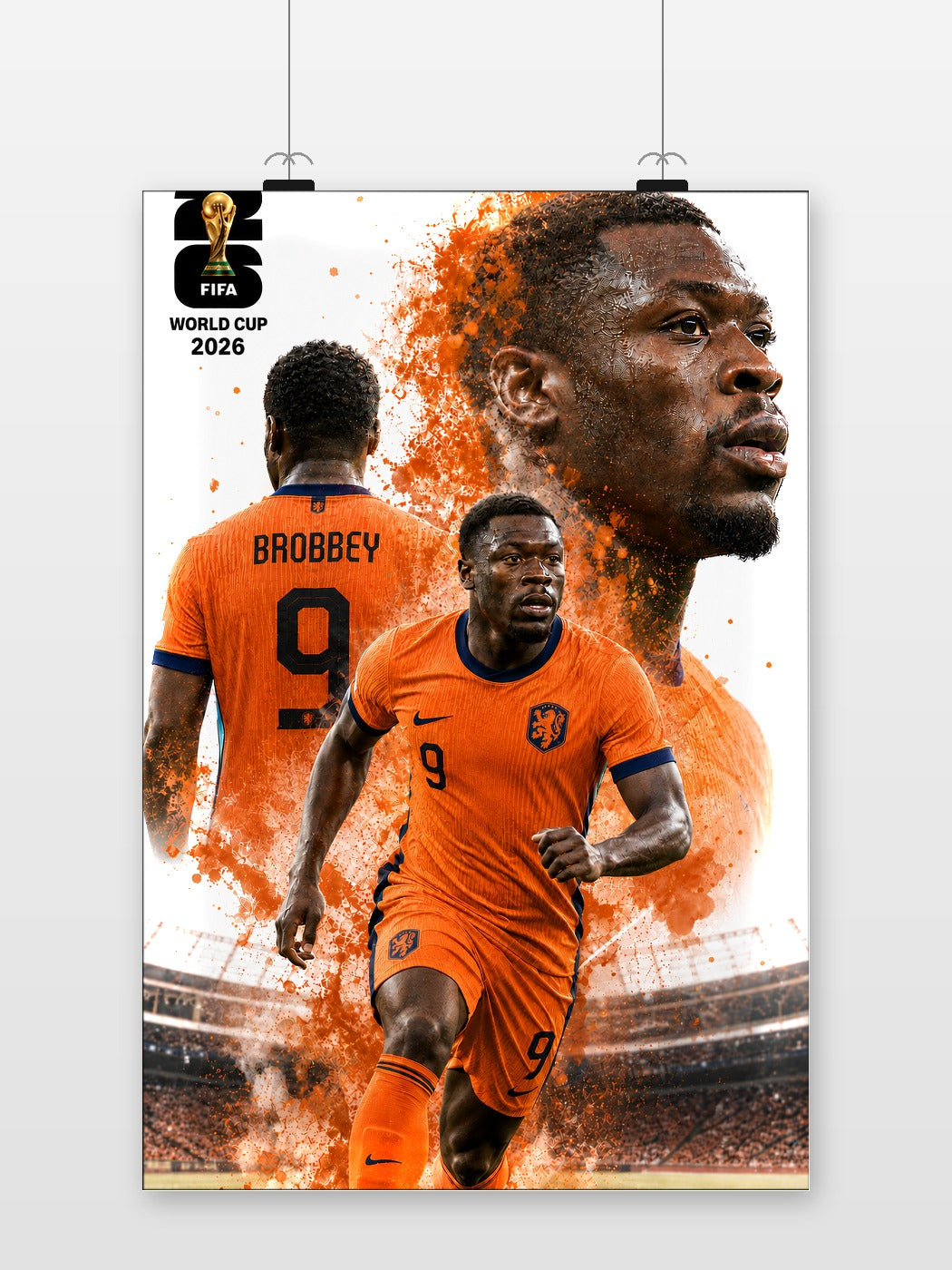 Brian Brobbey WK 2026 Poster von 25 Artstreet