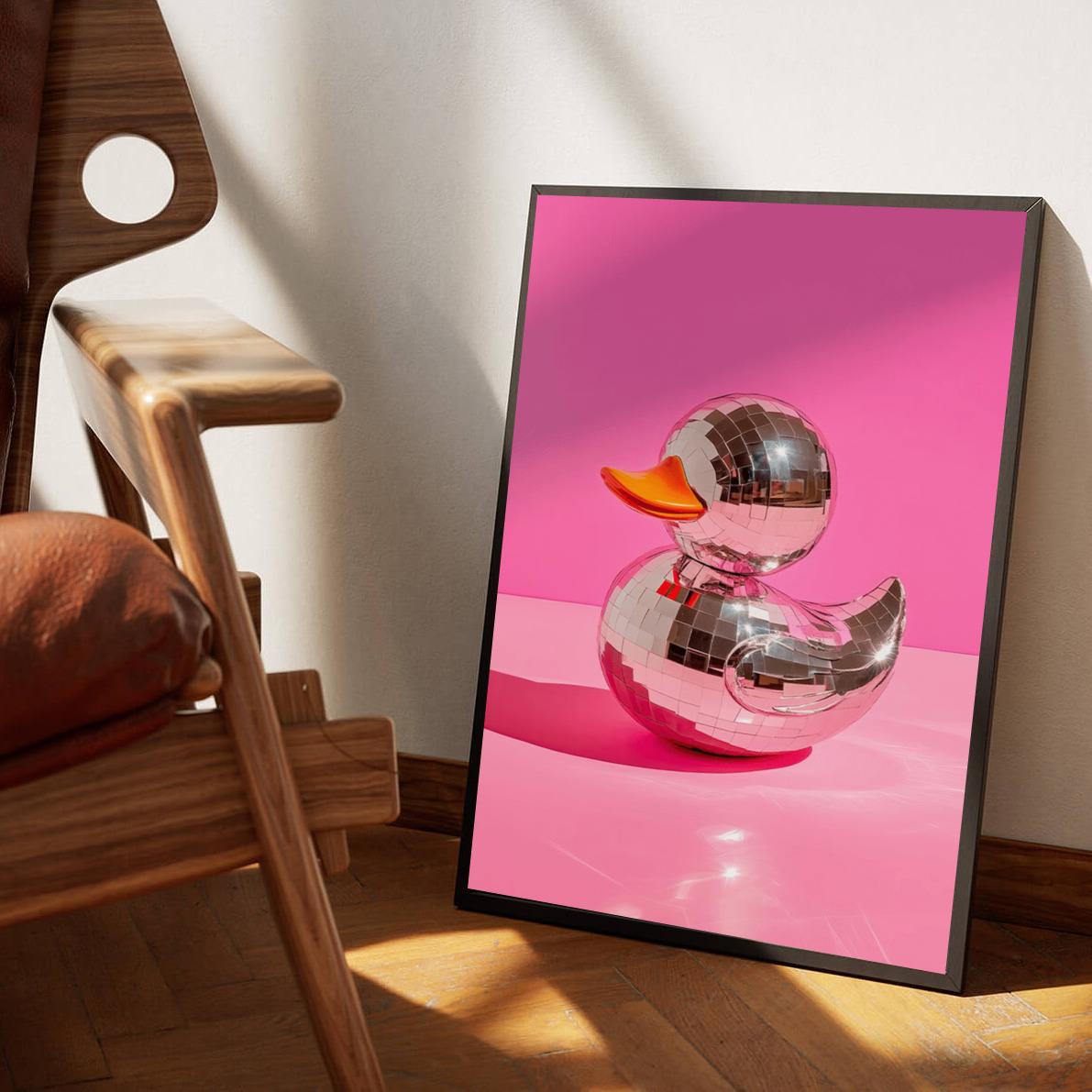 Duck Disco ball poster sfeerbeeld 3