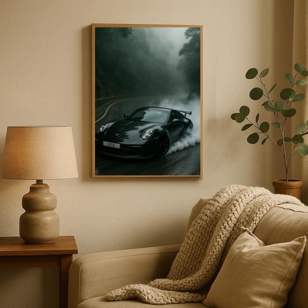 Porsche GT3 poster sfeerbeeld 2