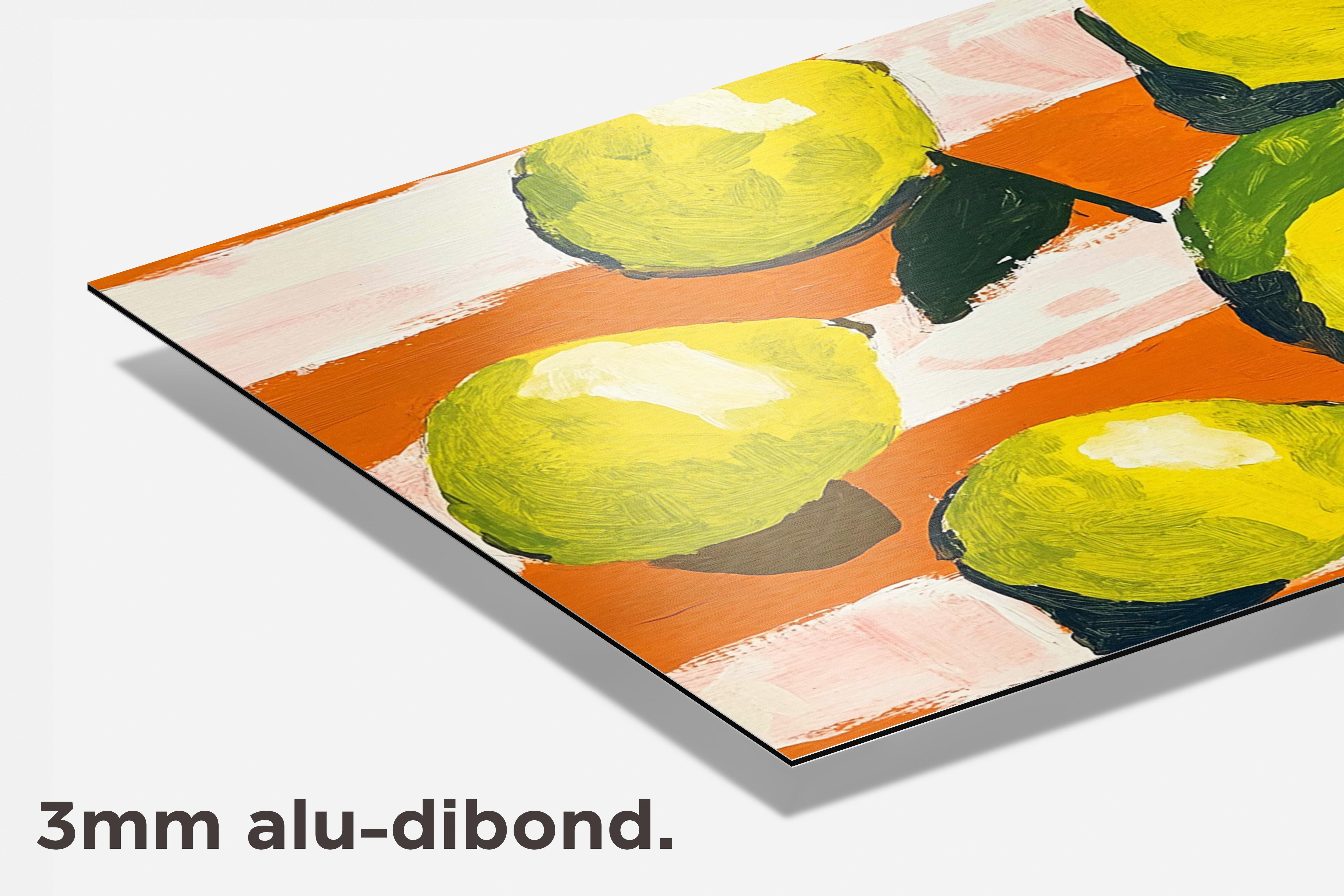 Citroenen dibond detail