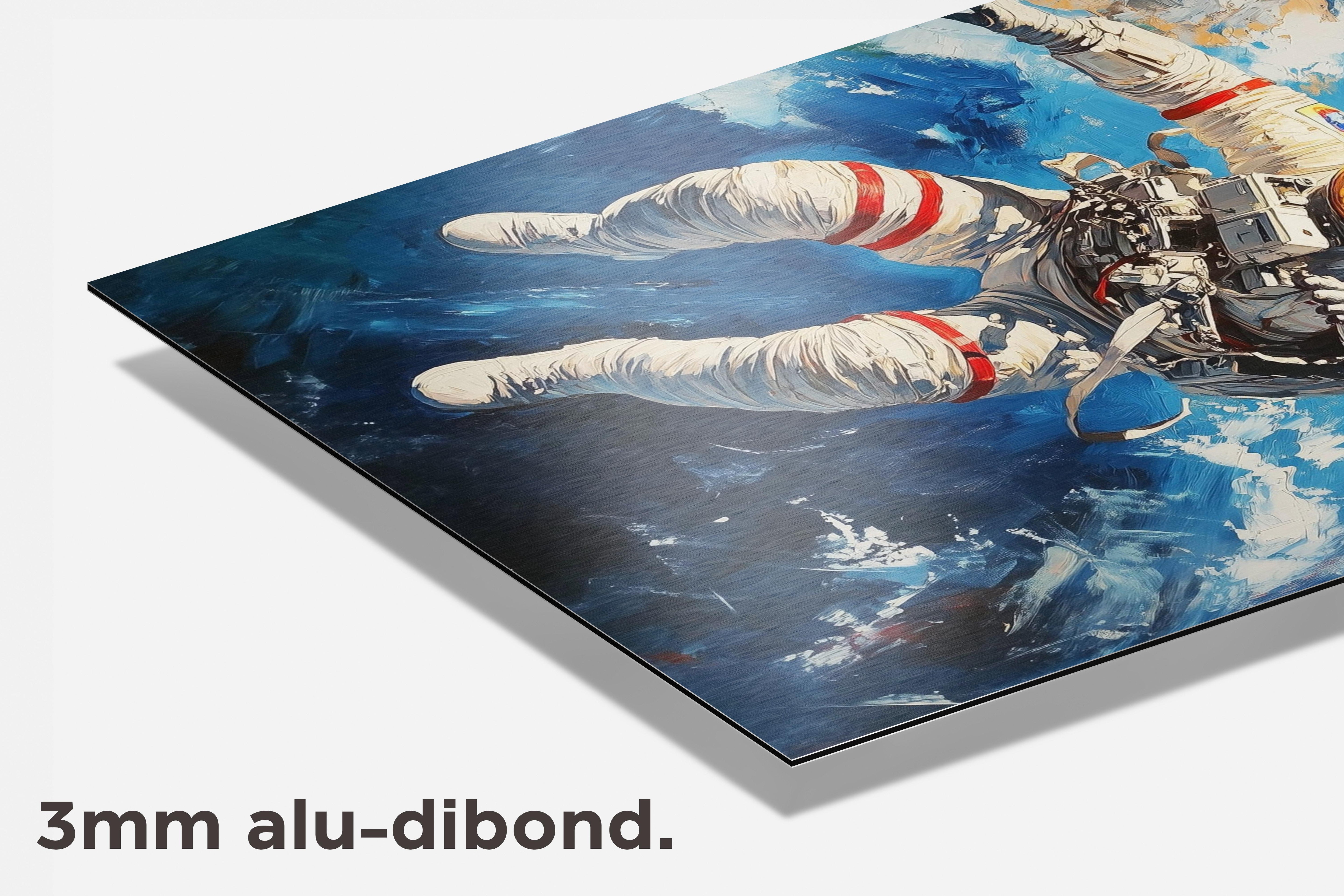 Astronaut dibond detail