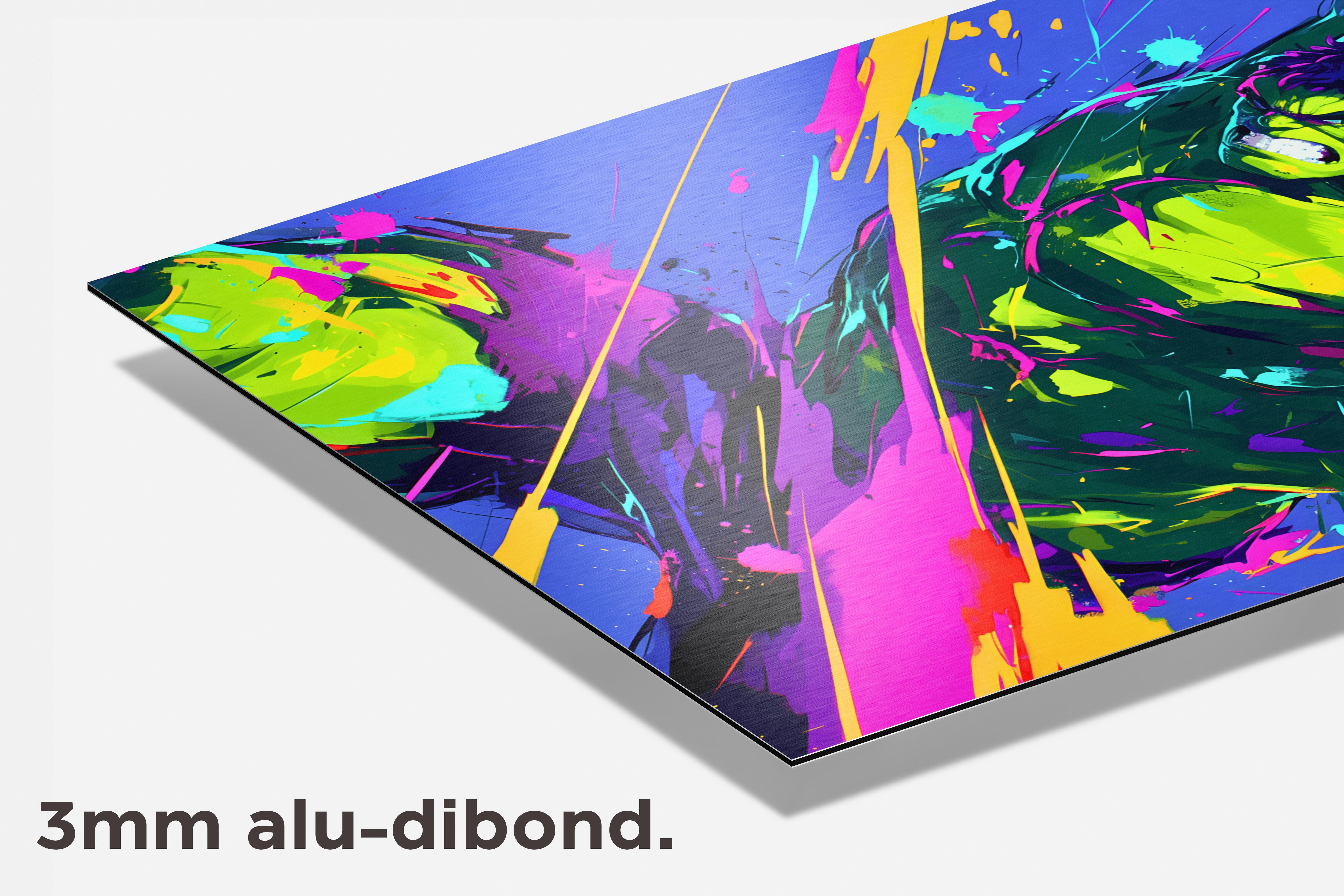 Hulk dibond detail