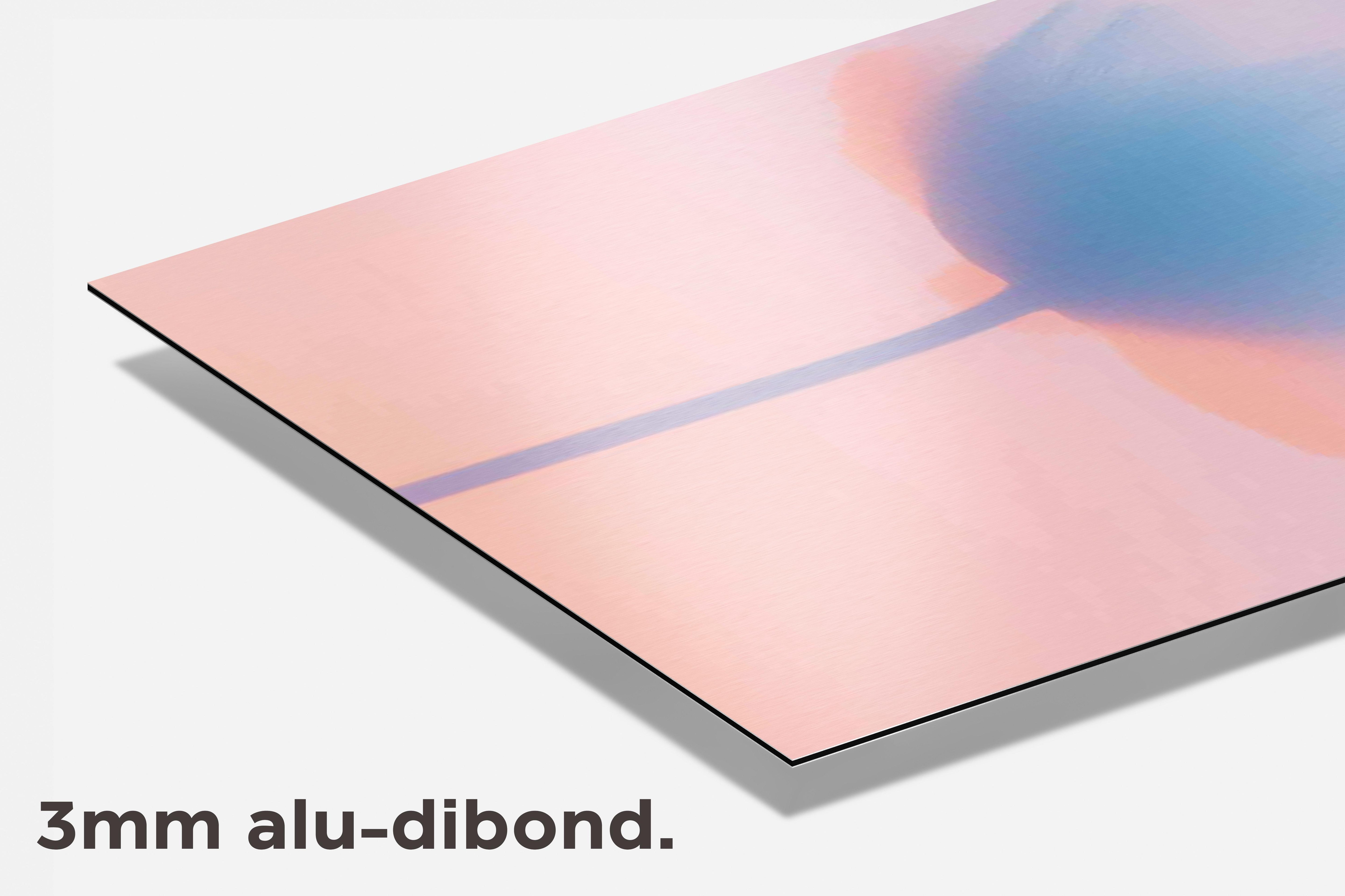 Vervaagde Bloem dibond detail