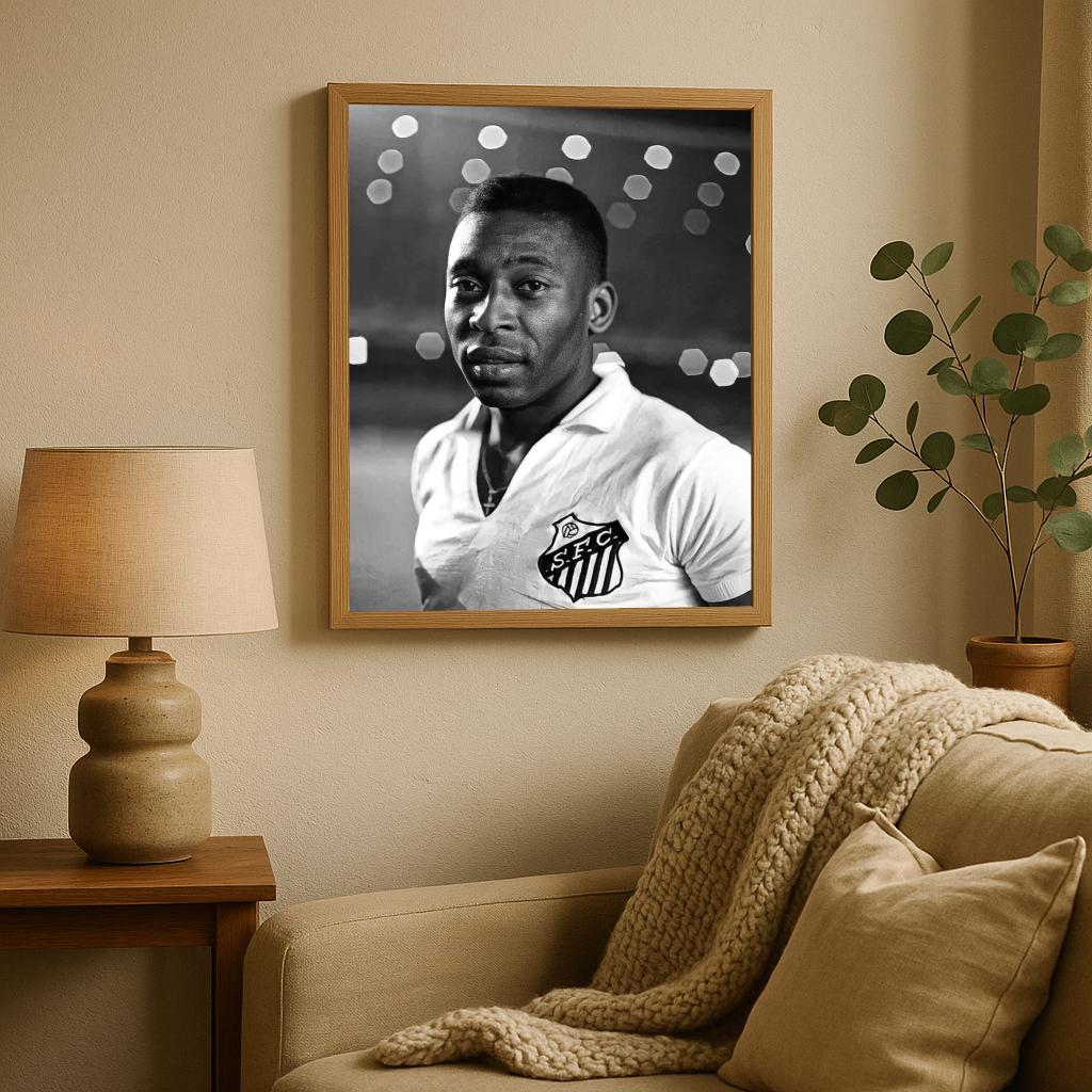 Pelé B&W poster sfeerbeeld 2