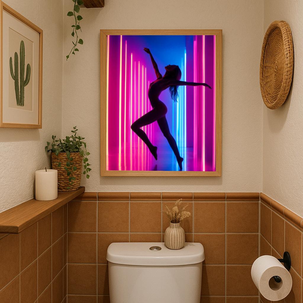 Woman Dance Neon poster sfeerbeeld 2