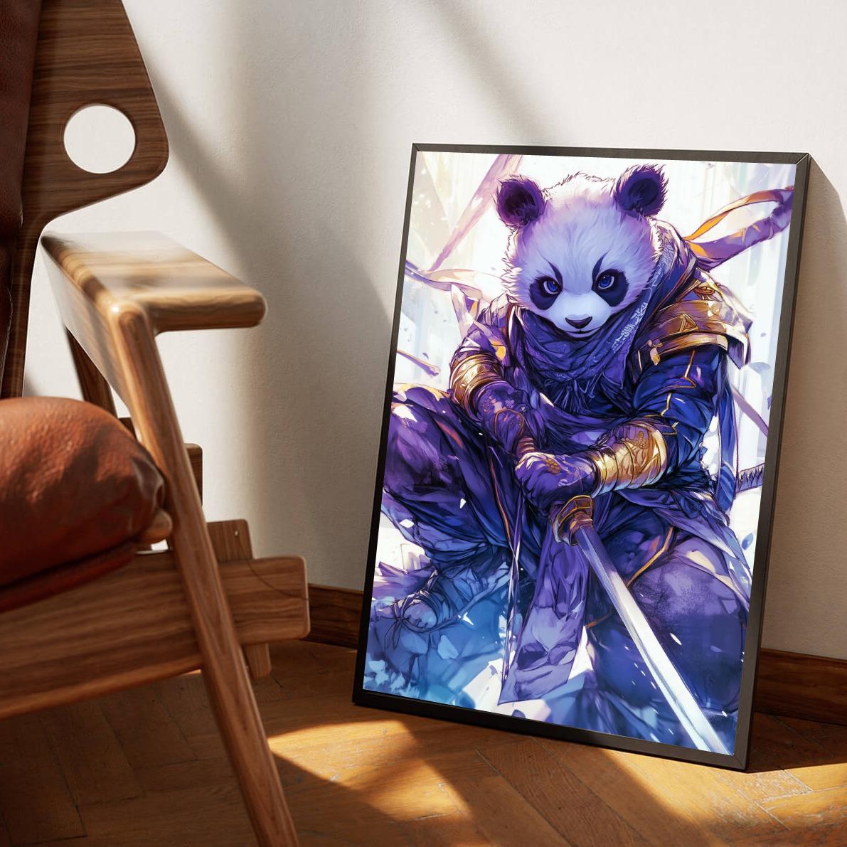Samurai Panda poster van 25 Artstreet
