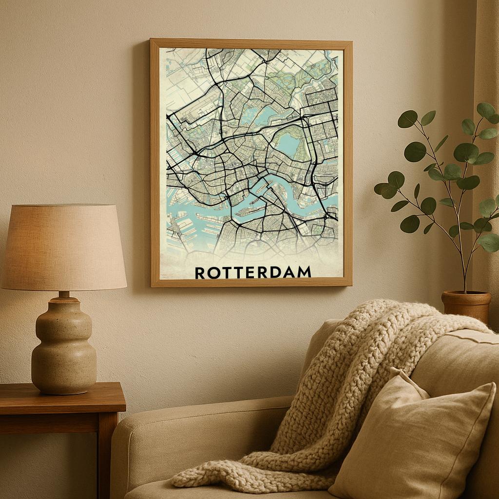Rotterdam Vintage poster sfeerbeeld 2