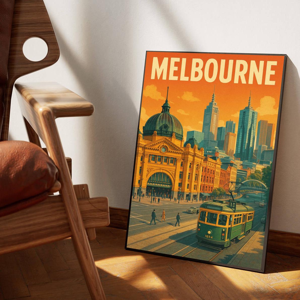 Melbourne Art Text poster sfeerbeeld 1