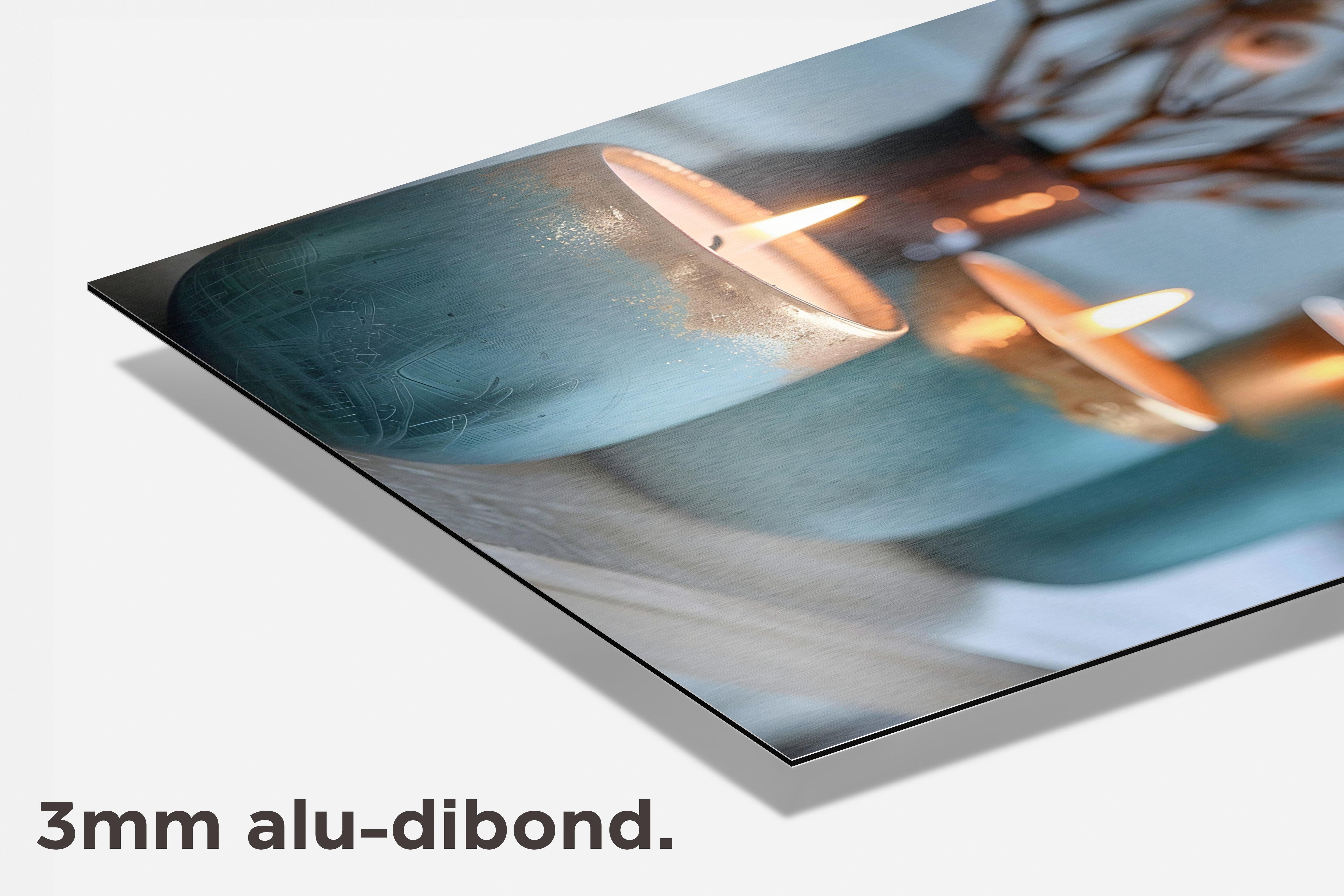 Kaarsen dibond detail