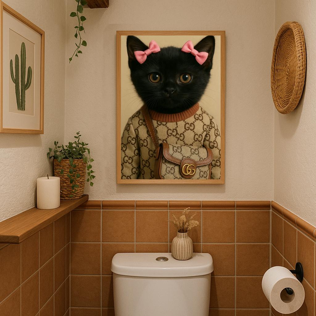 Cat Gucci Fashion poster sfeerbeeld 3
