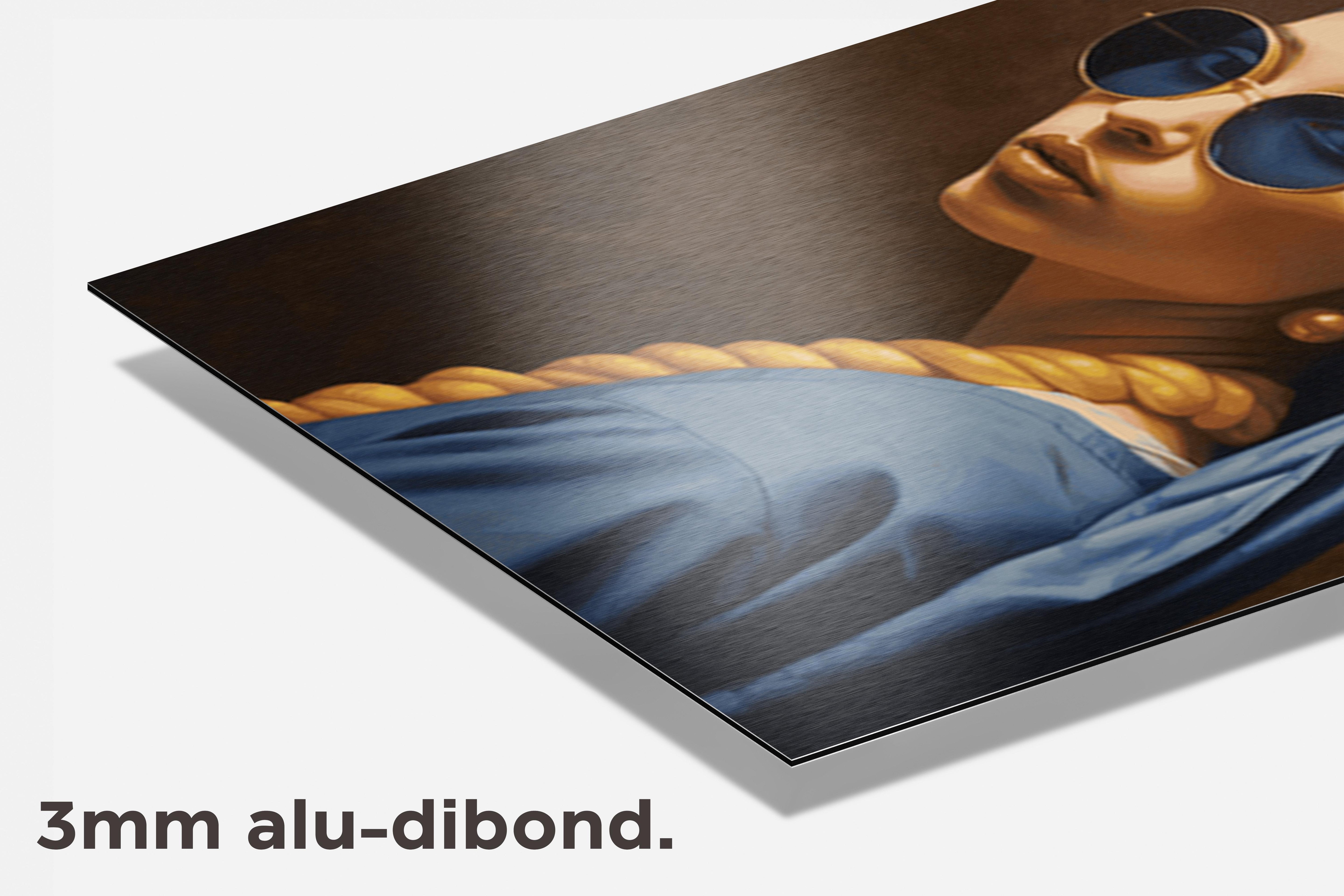 Meisje met de Parel Modern dibond detail