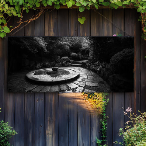 Tuinposter Steenpad poster
