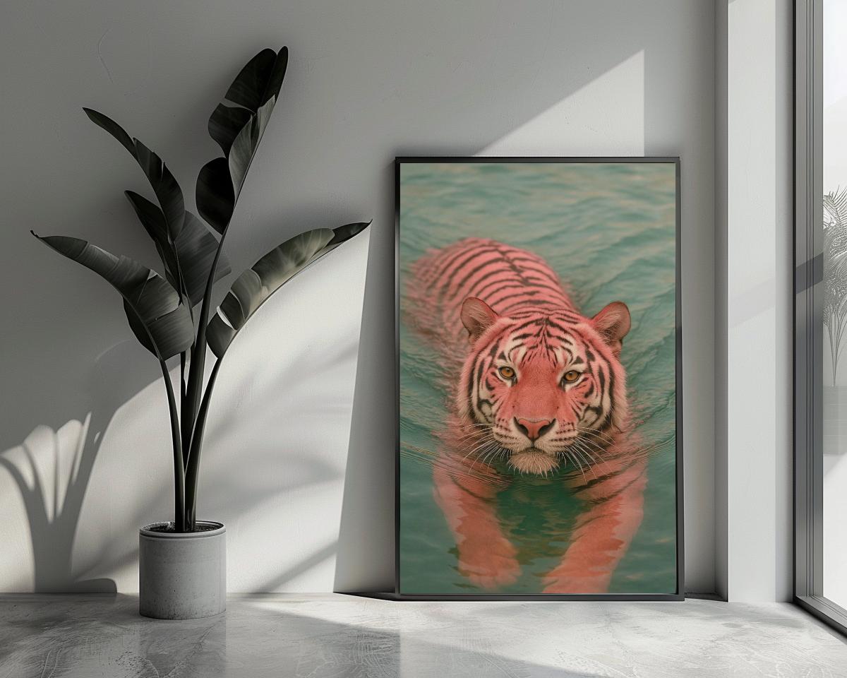 Tiger Swim poster van 25 Artstreet