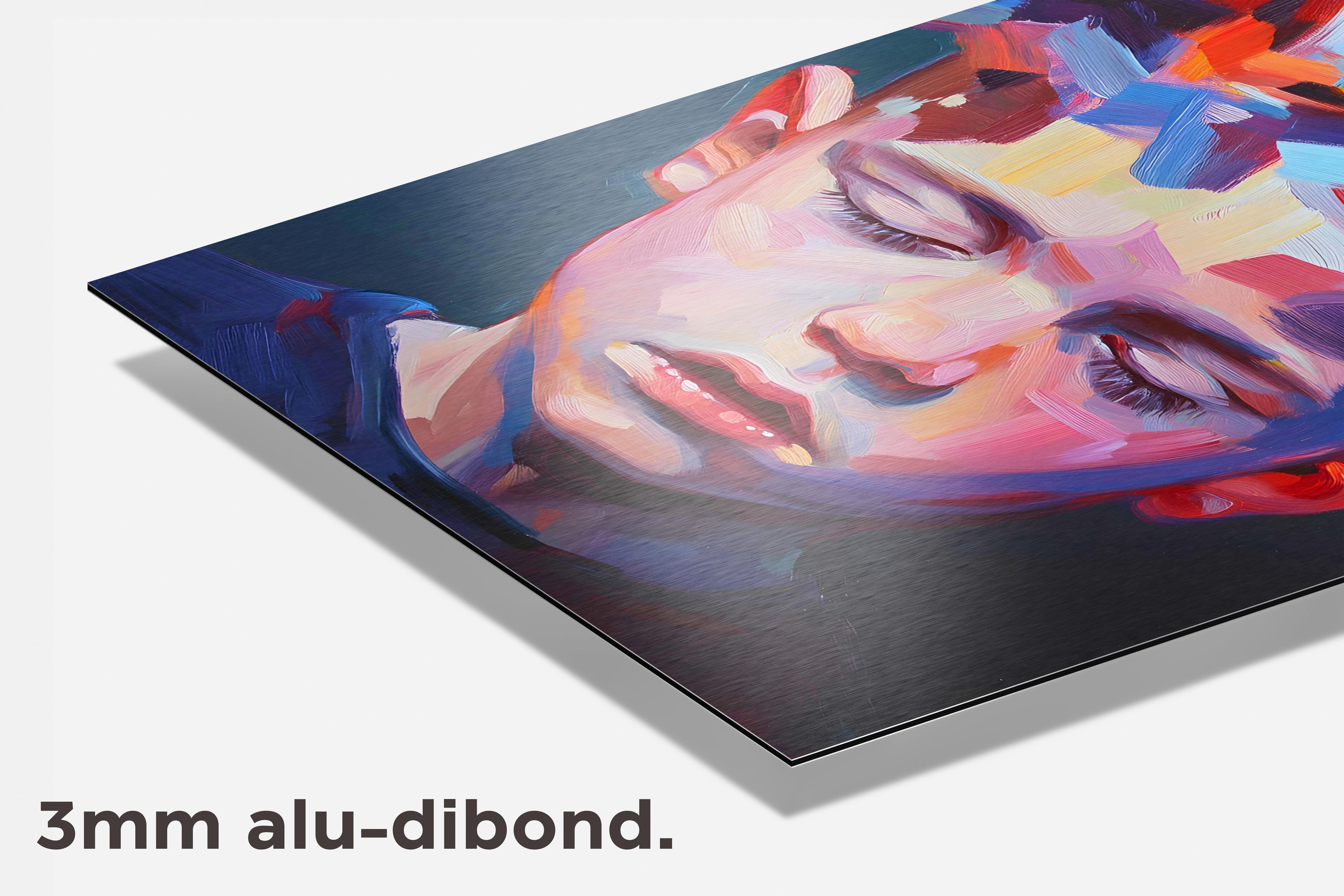 Autisme Jongen dibond detail
