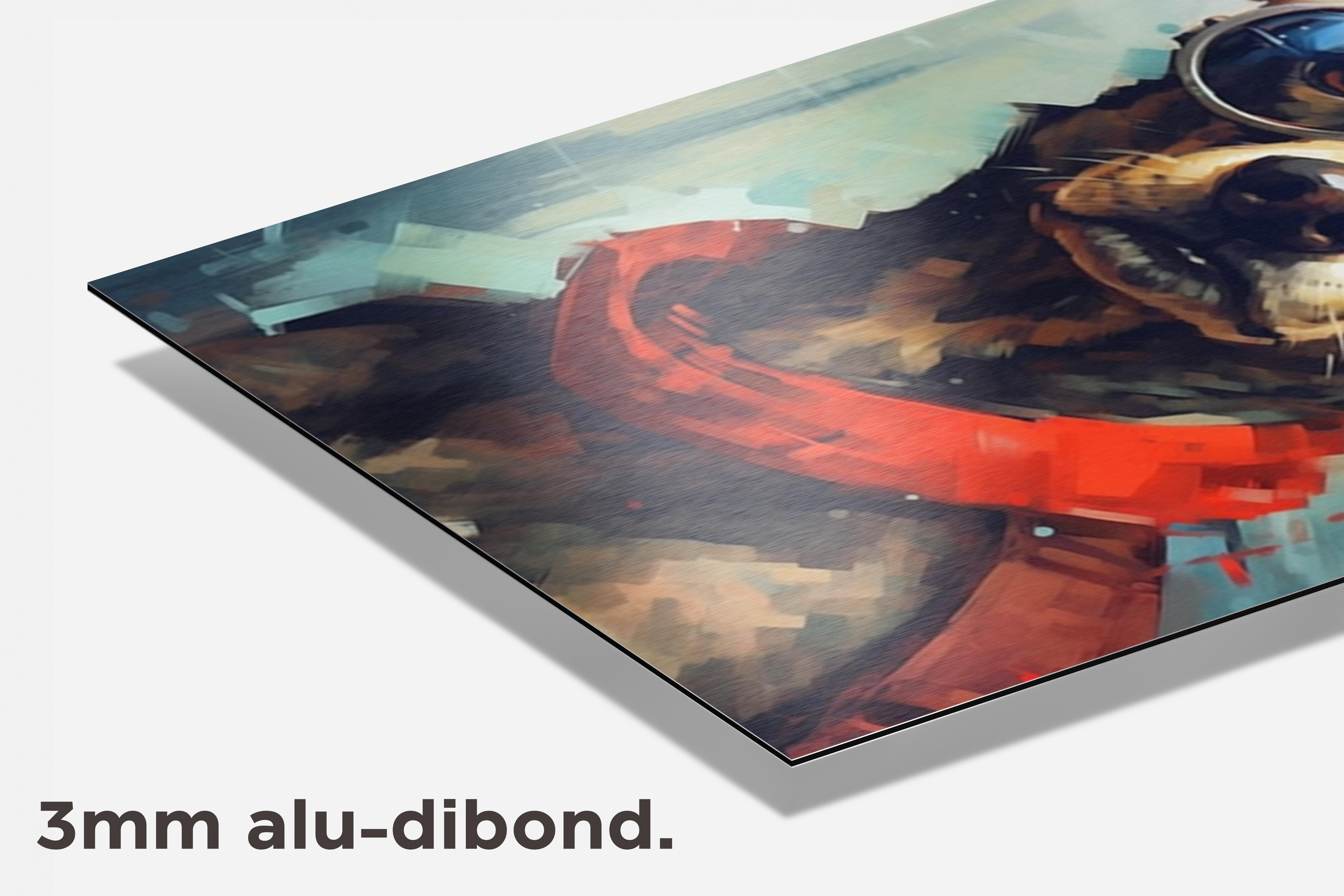 Hond Met Bril dibond detail