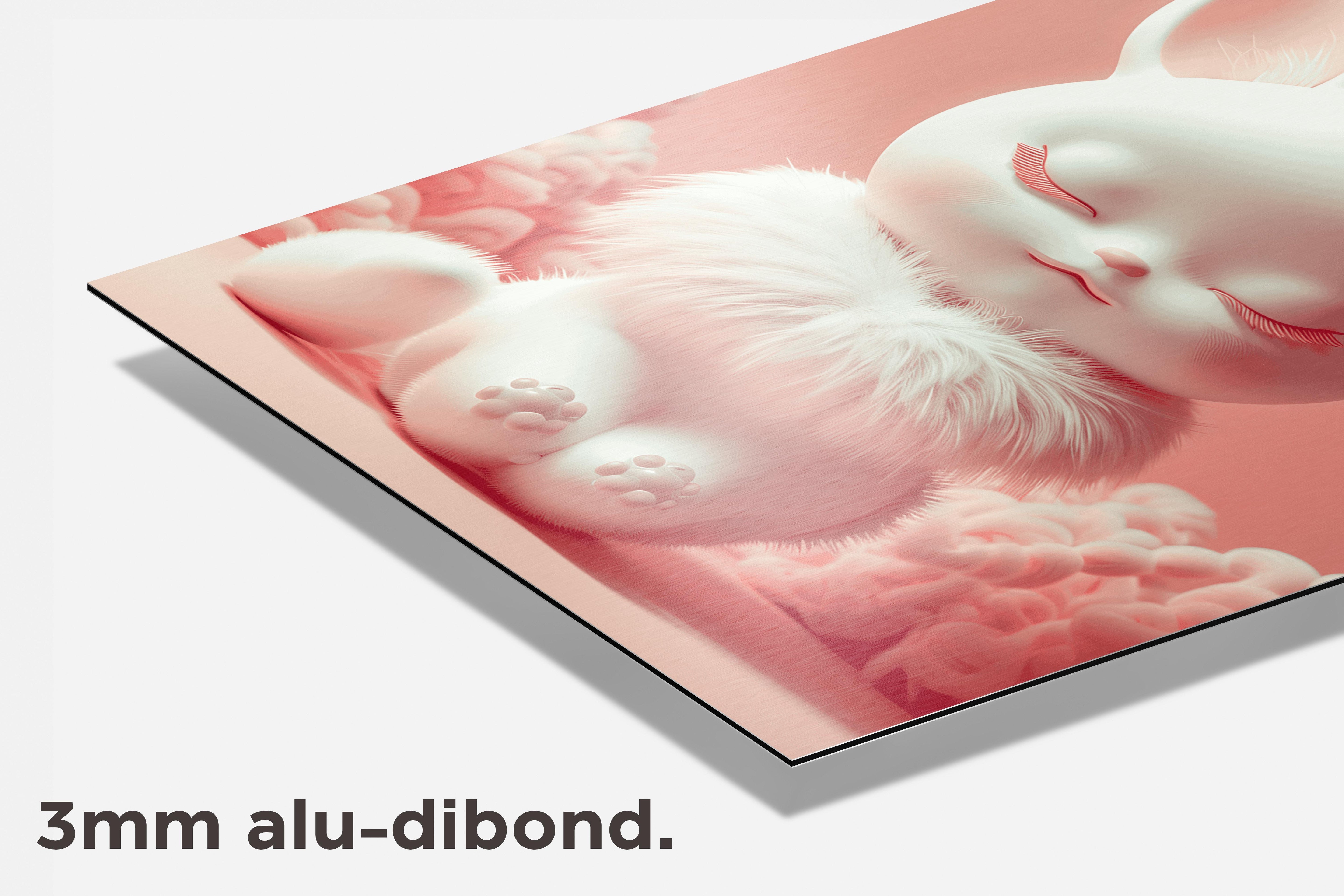 Roze Alien dibond detail