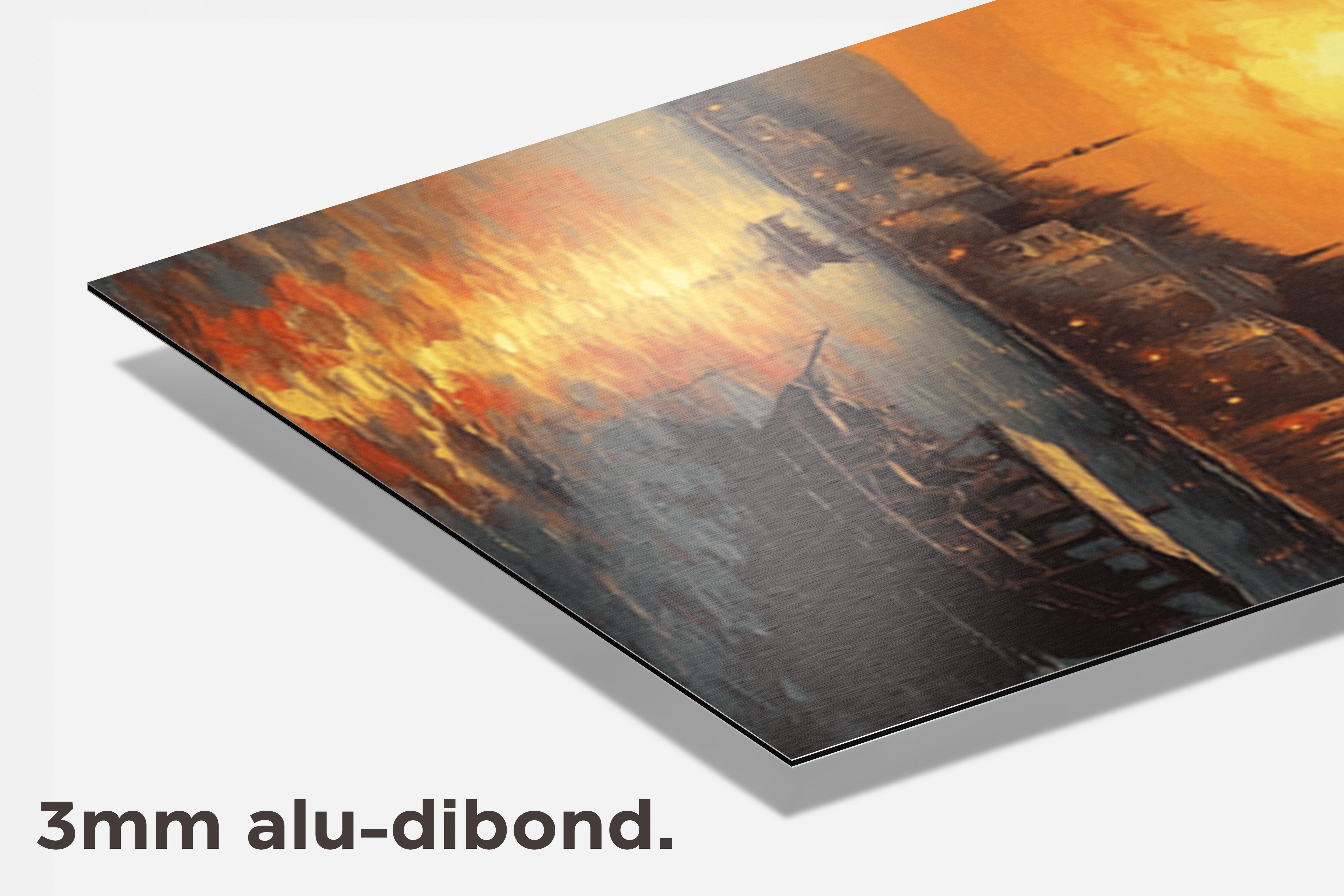 Istanbul Abstract dibond detail