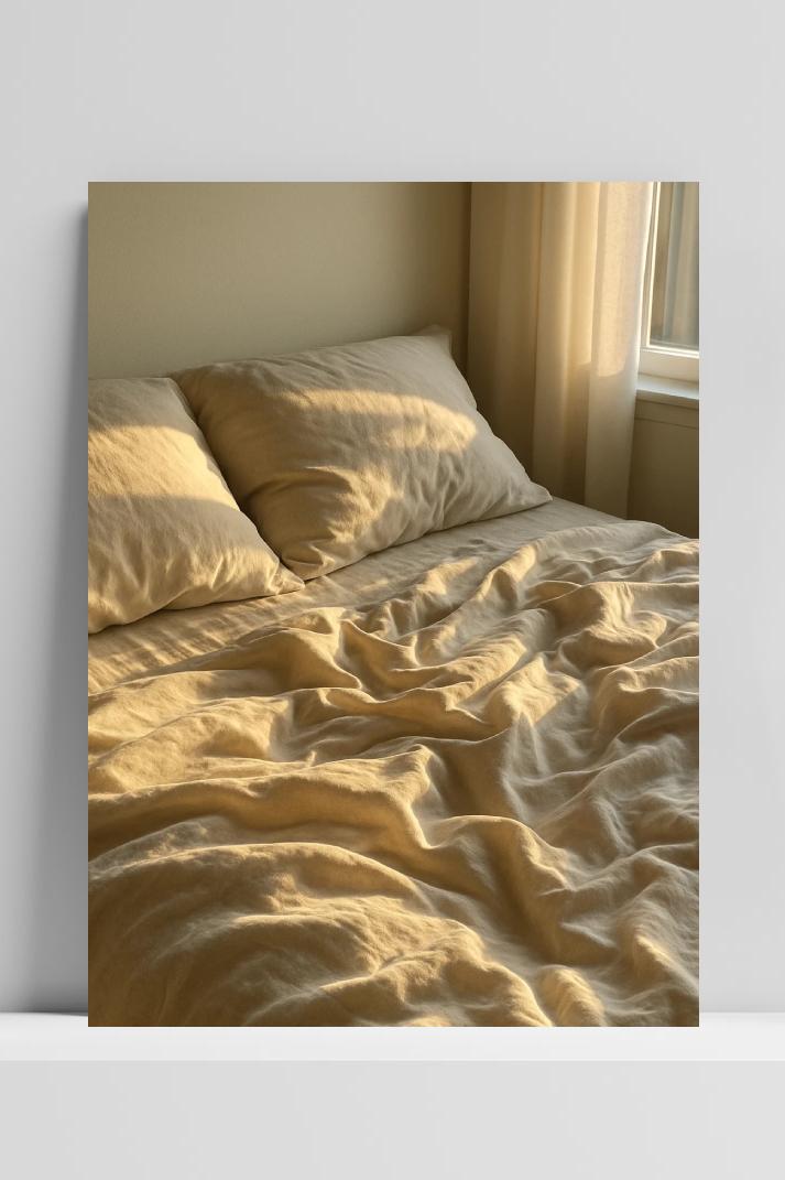 Bed Cozy Home Photography en un interior