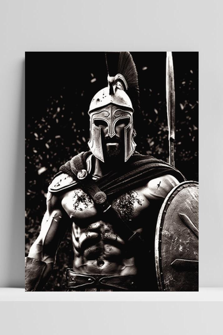 300 Spartaan op 3mm aluminium dibond