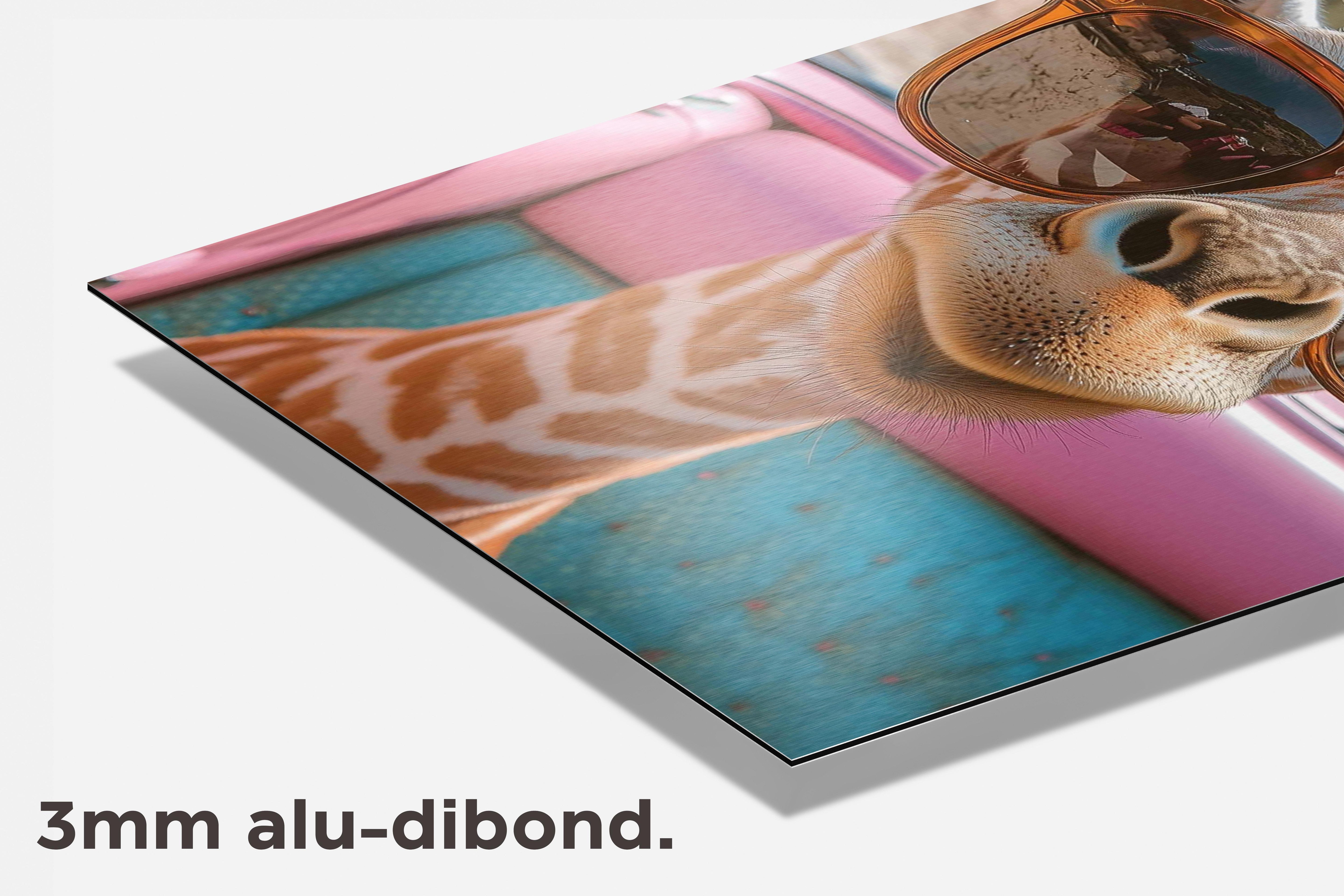 Giraffe dibond detail