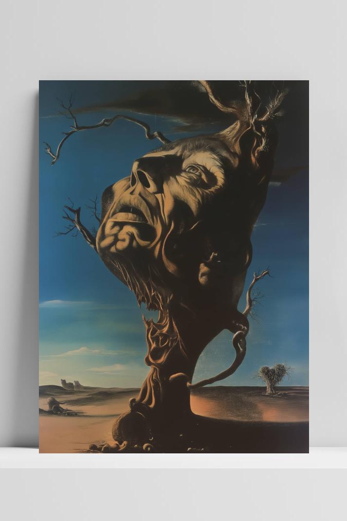 Surrealisme op 3mm aluminium dibond