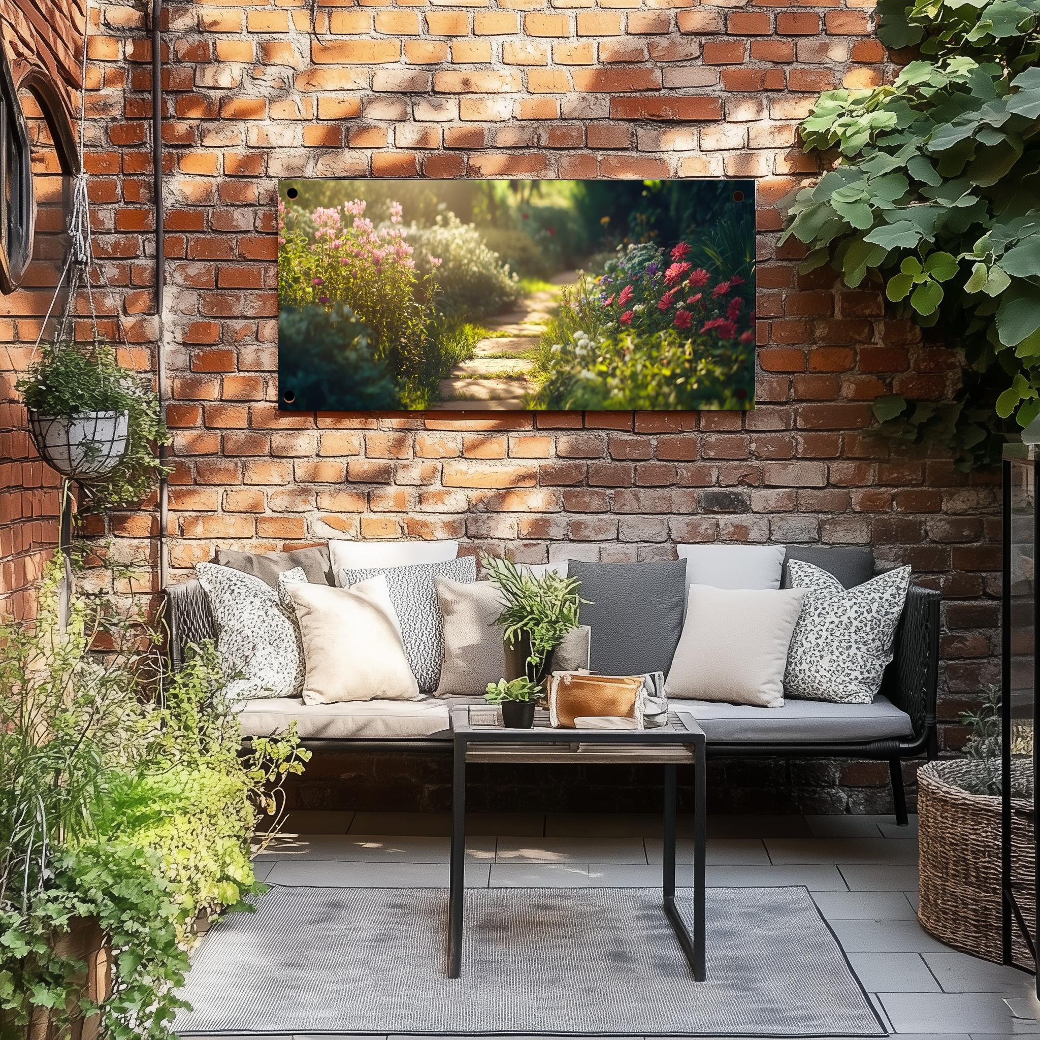 Tuinposter Zomer Tuin sfeerbeeld 3