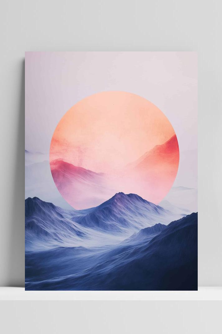 Bergen op 3mm aluminium dibond