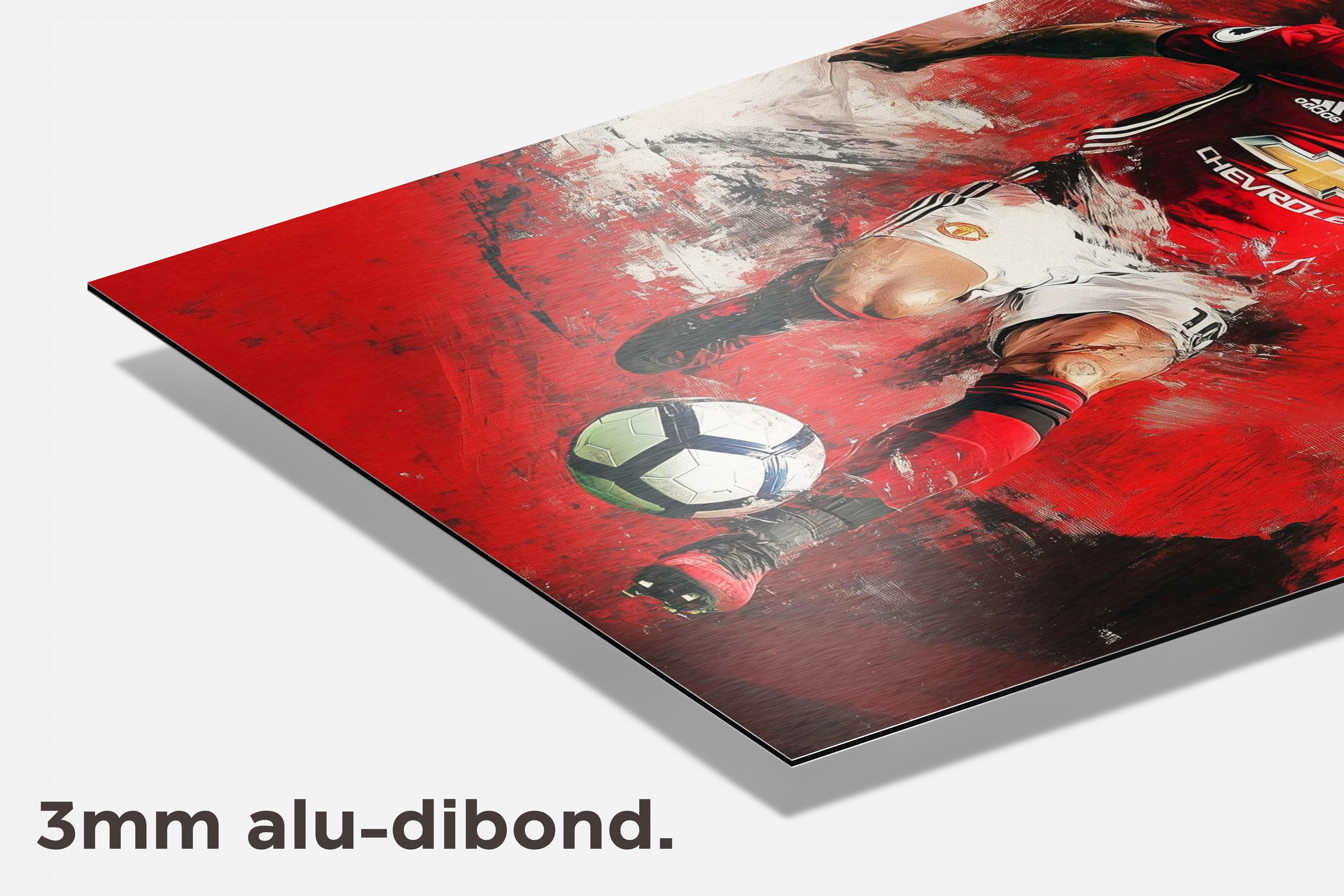 Cristiano Ronaldo dibond detail
