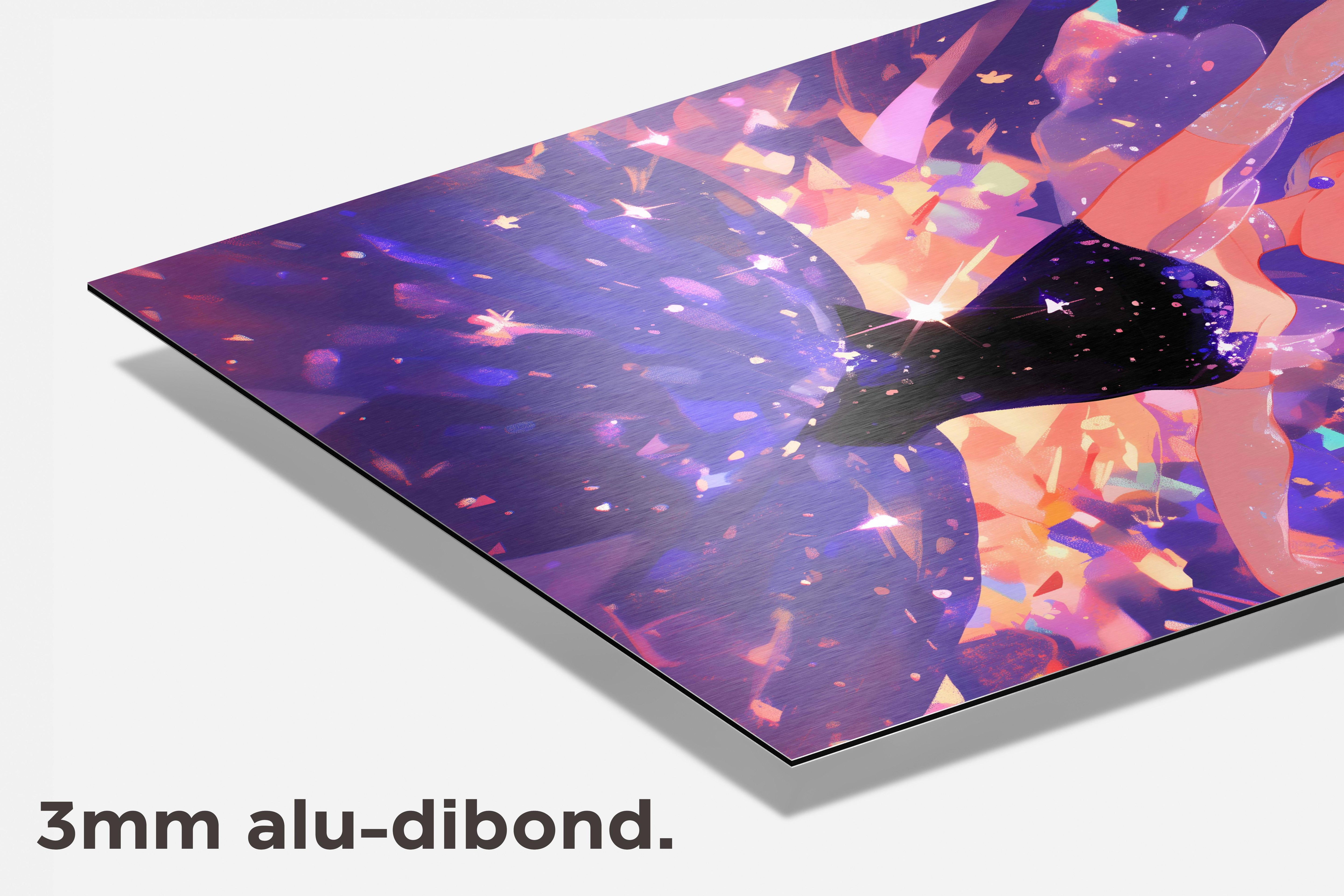 Magische Ballerina dibond detail