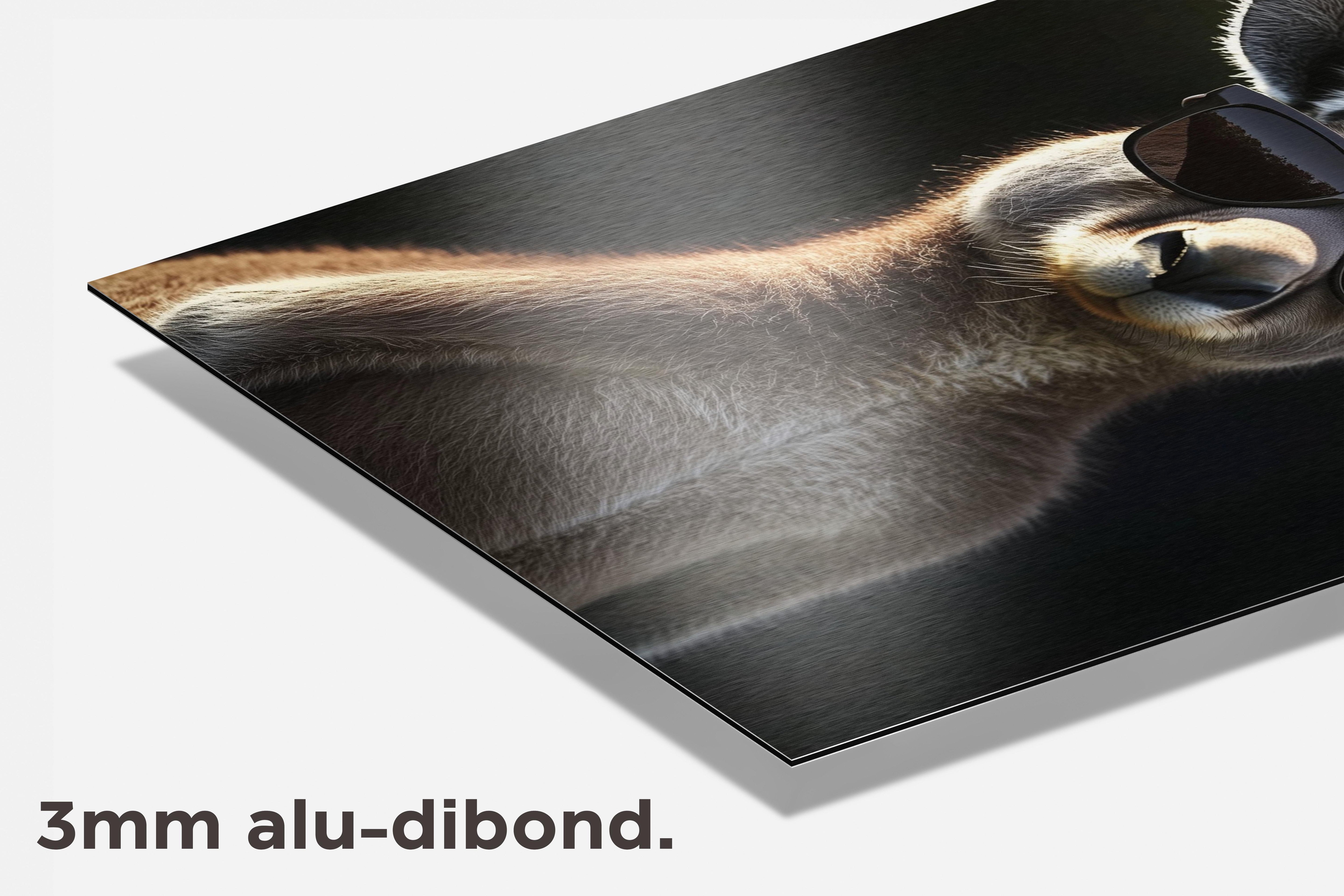 Kangoeroe Zonnebril dibond detail