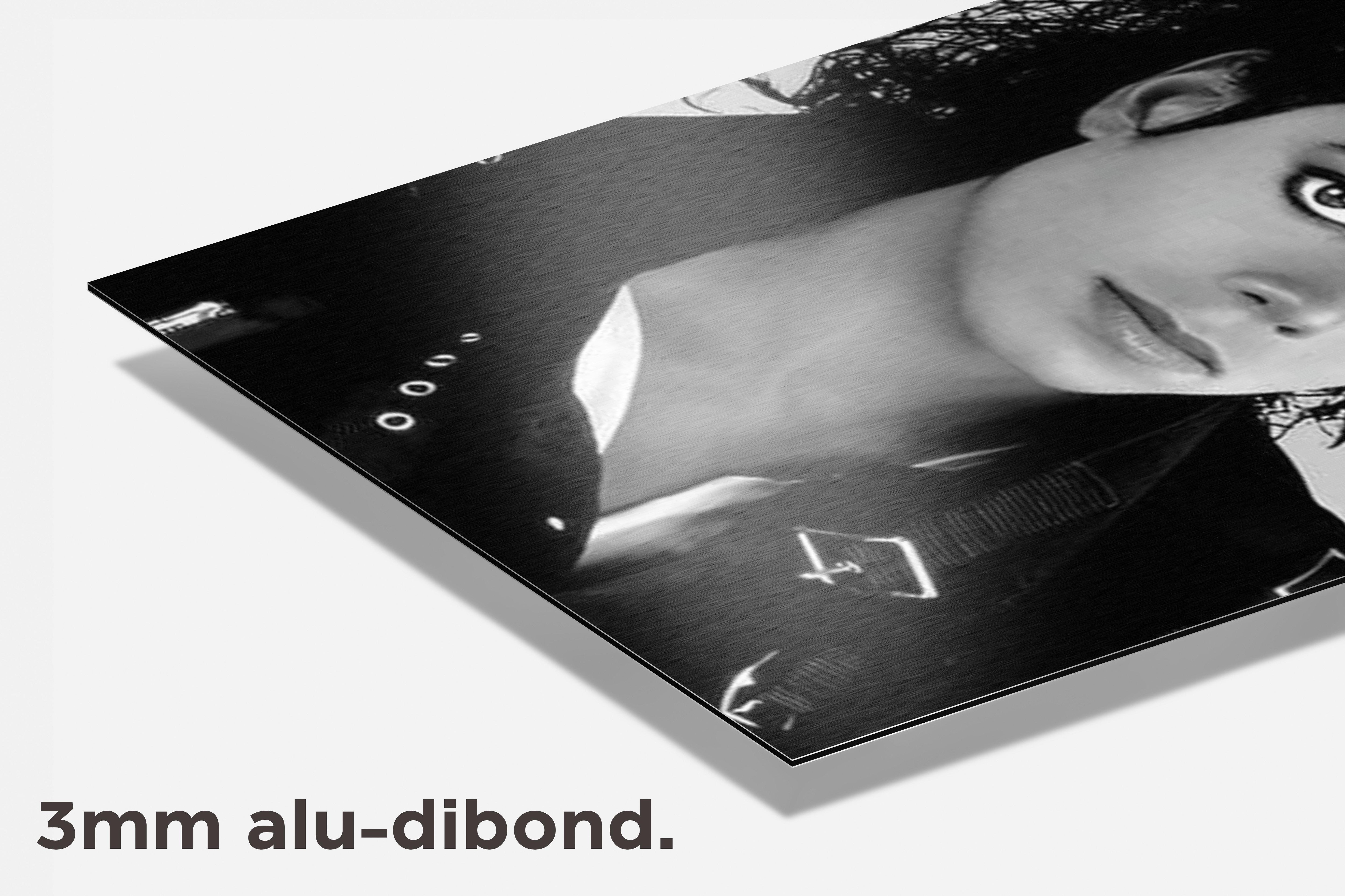 Michael Jackson dibond detail