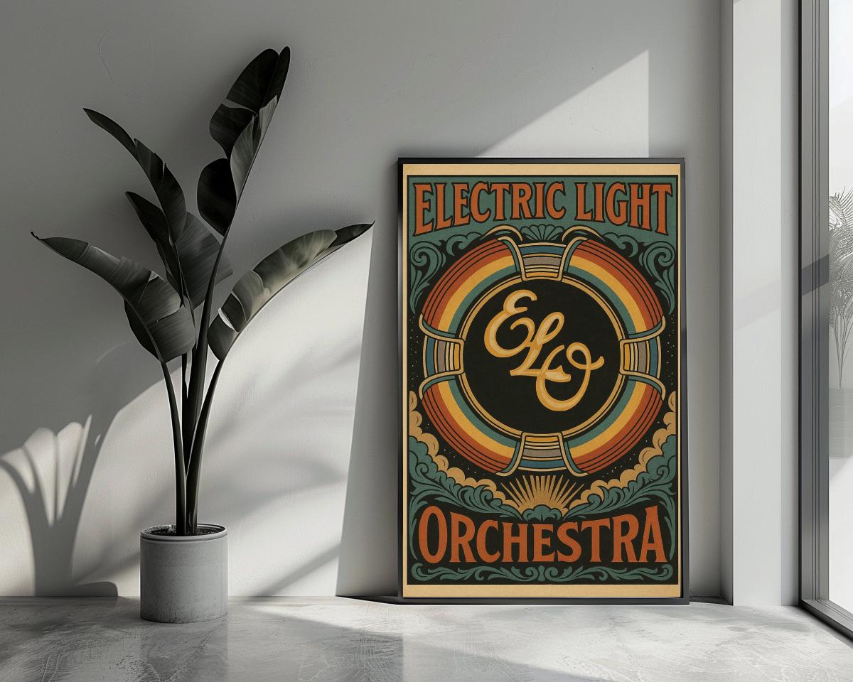 Electric Light Orchestra Vintage poster van 25 Artstreet