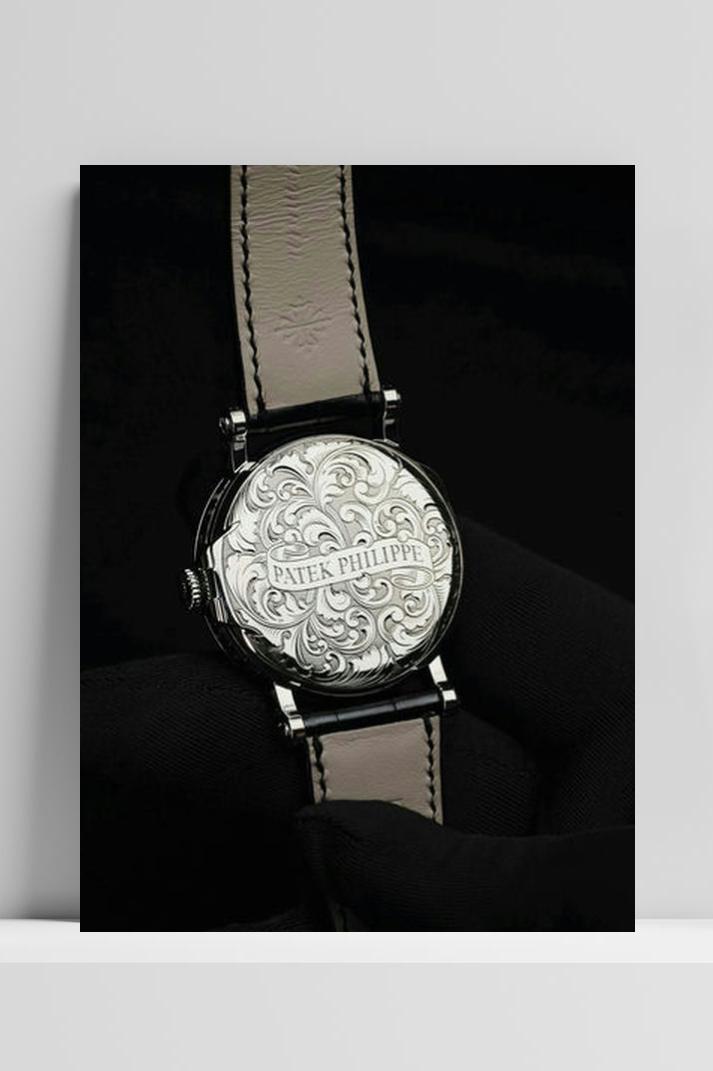 Patek Philippe op 3mm aluminium dibond