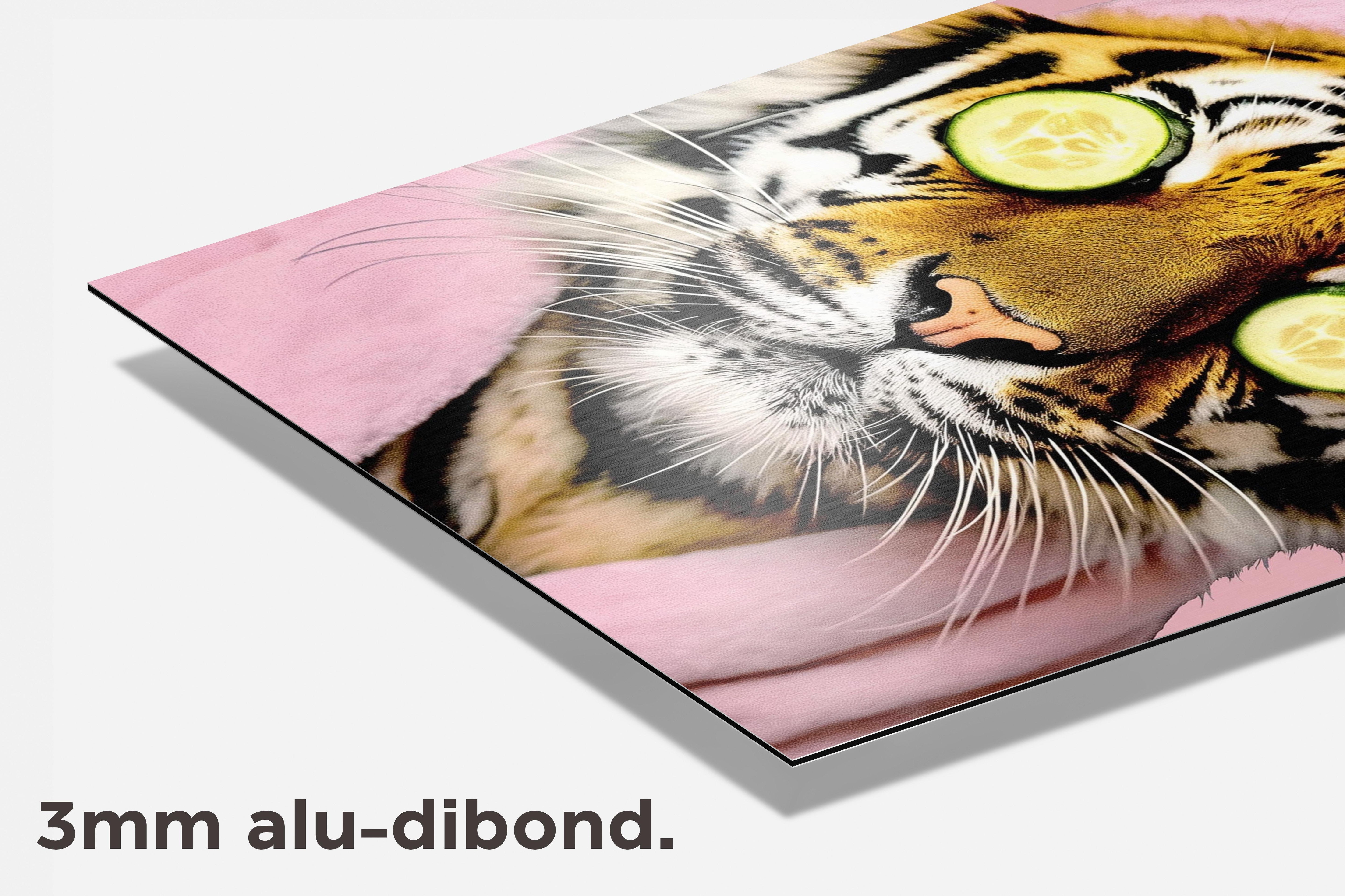 Spa Tijger dibond detail
