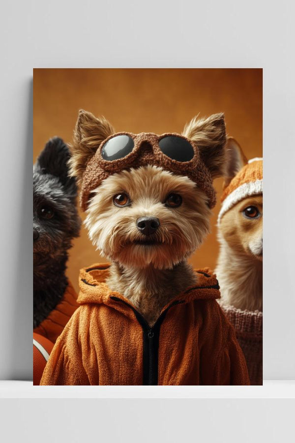 Yorkshire Terrier Dogs Fashion poster