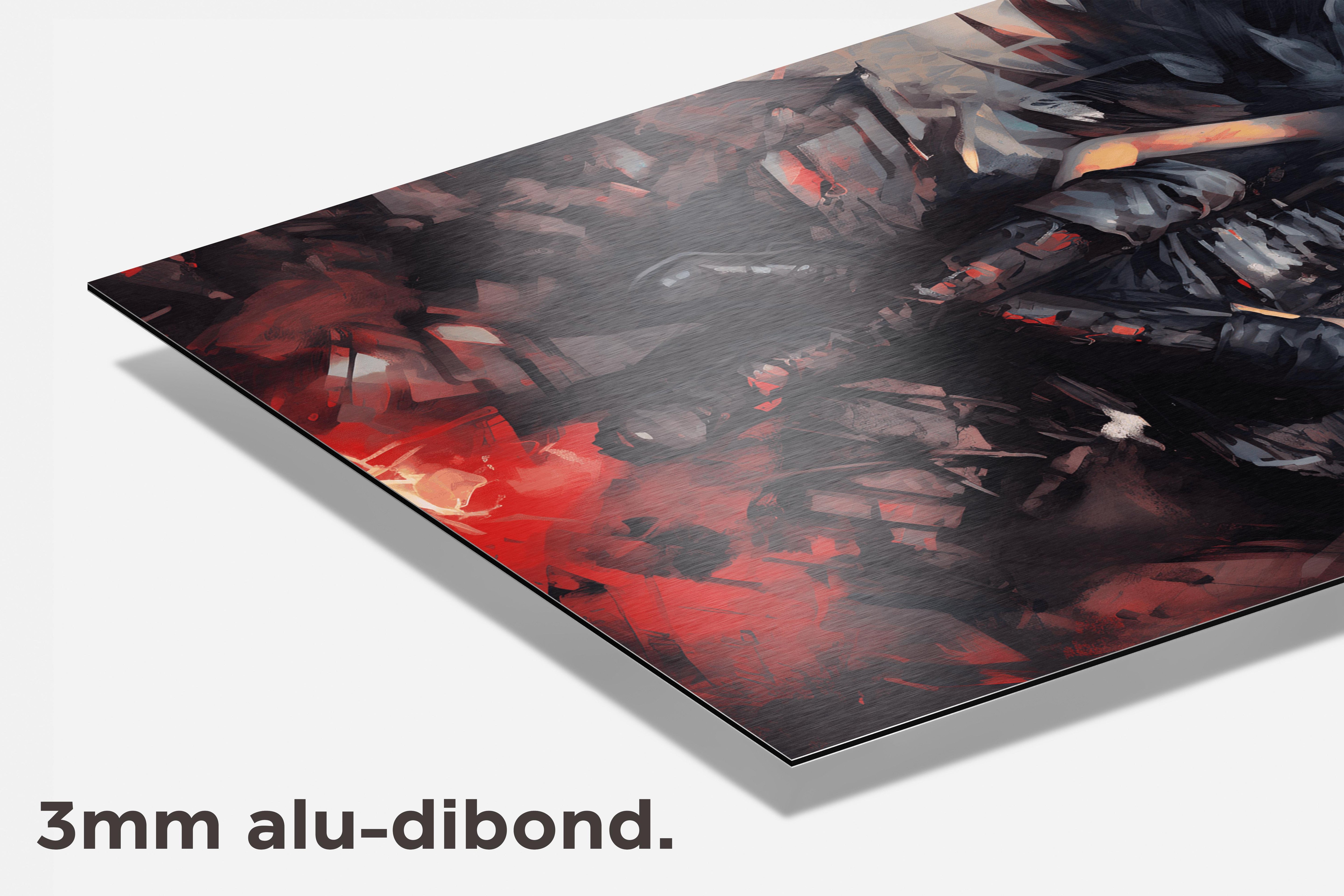 Zwarte Fee dibond detail