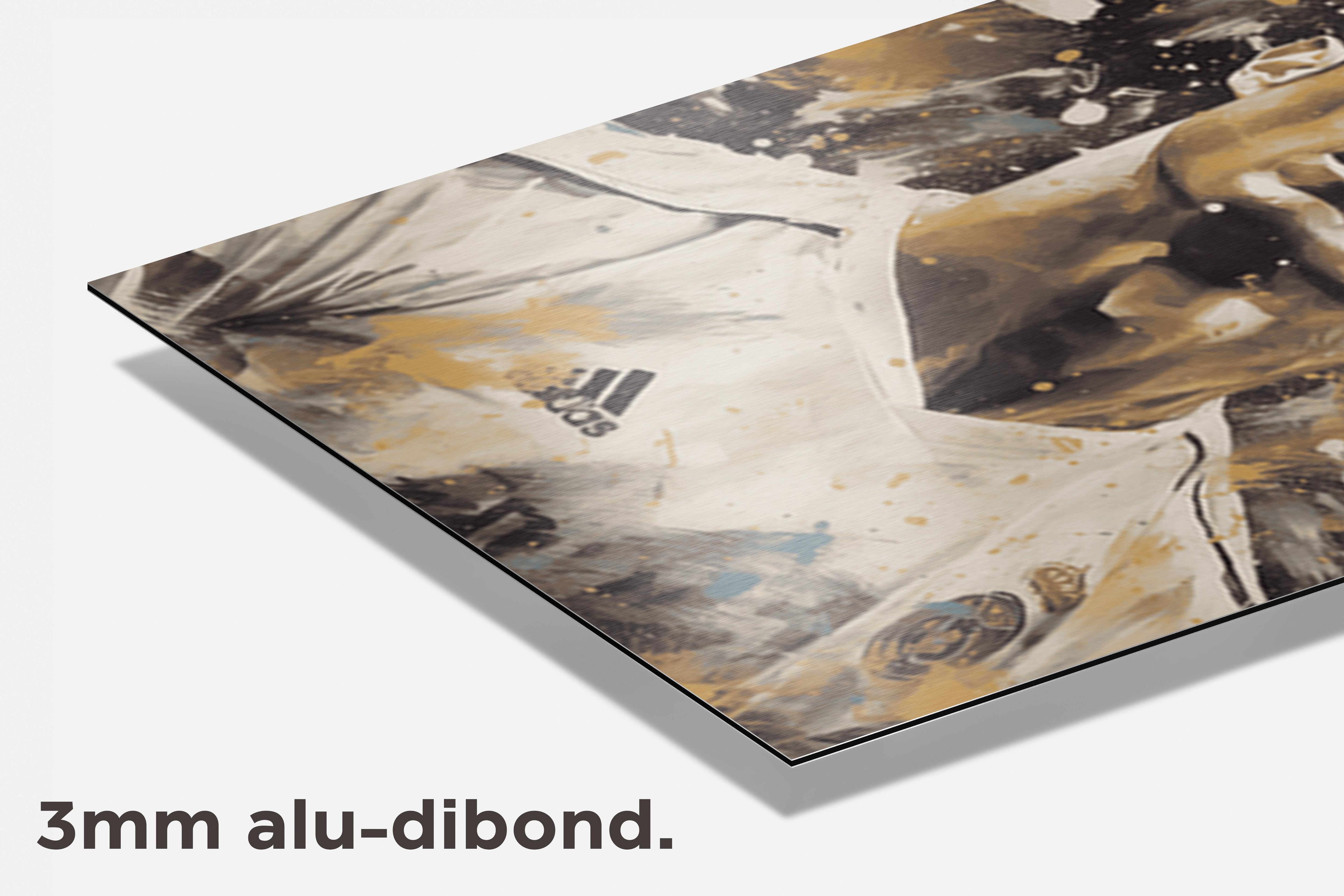 Cristiano Ronaldo Real Madrid dibond detail
