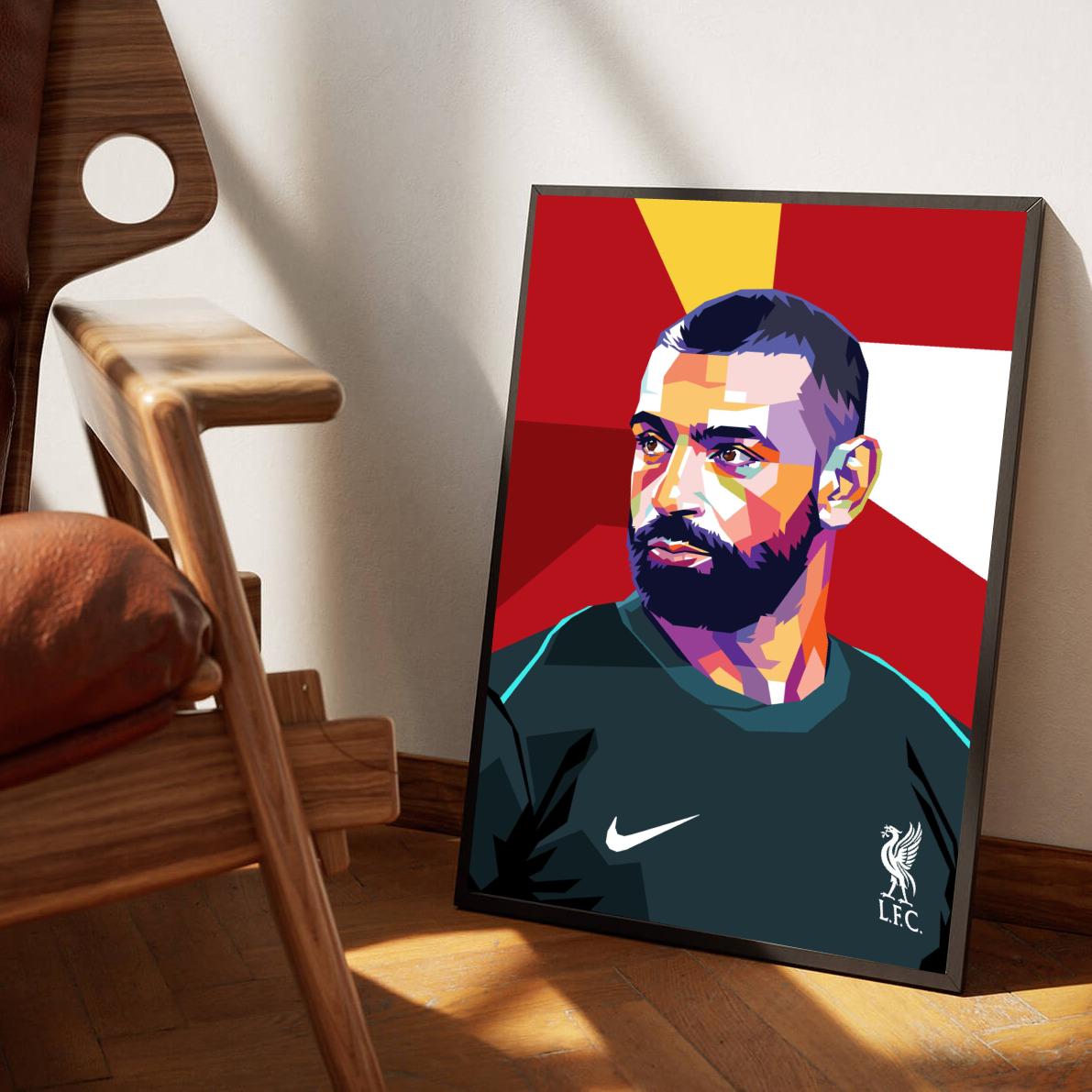 Mohamed Salah Red poster sfeerbeeld 1